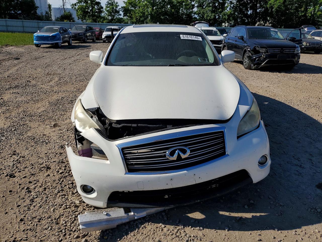 2011 Infiniti M37 X White vin: JN1BY1AR2BM370367