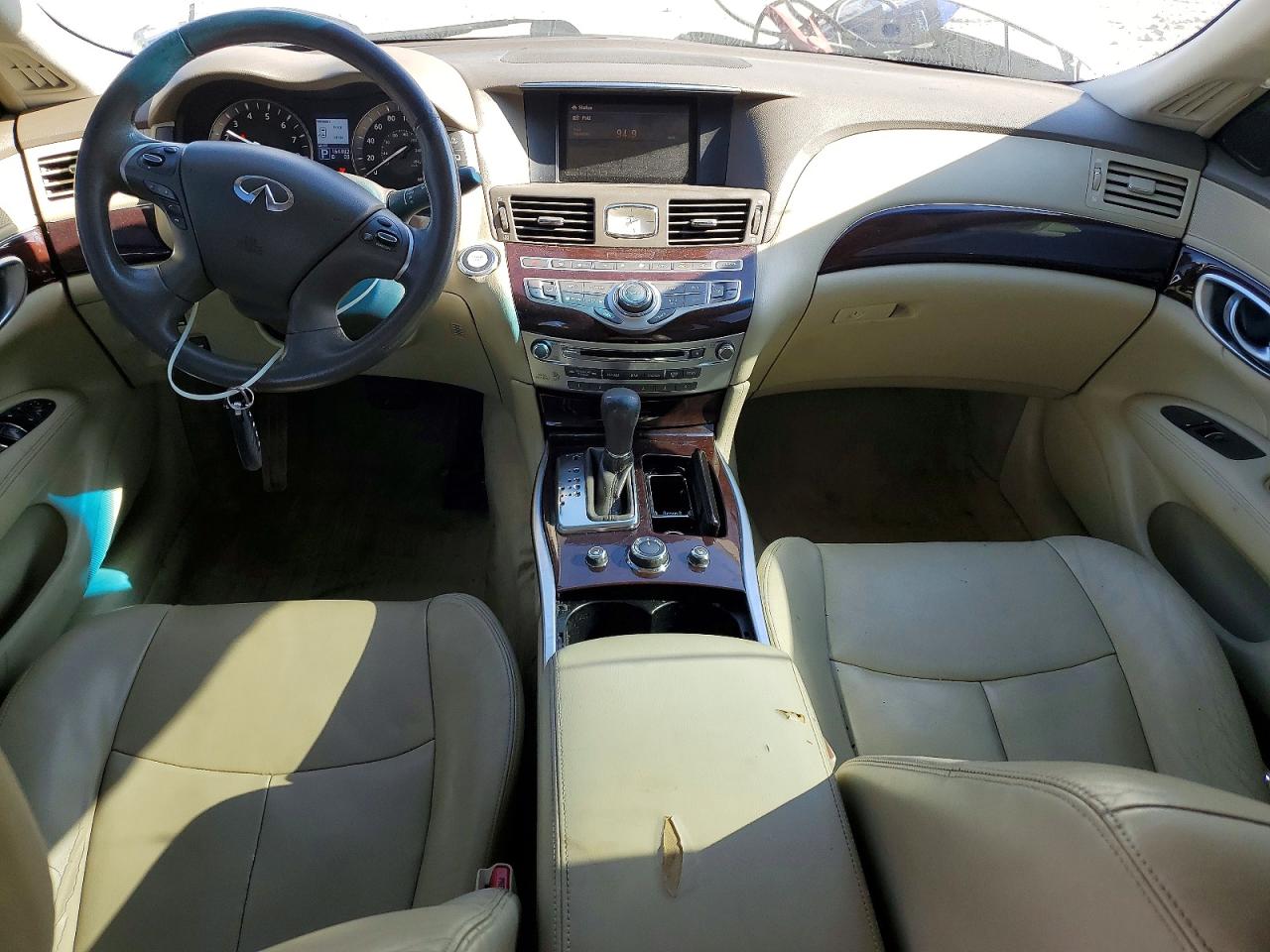 2011 Infiniti M37 X White vin: JN1BY1AR2BM370367