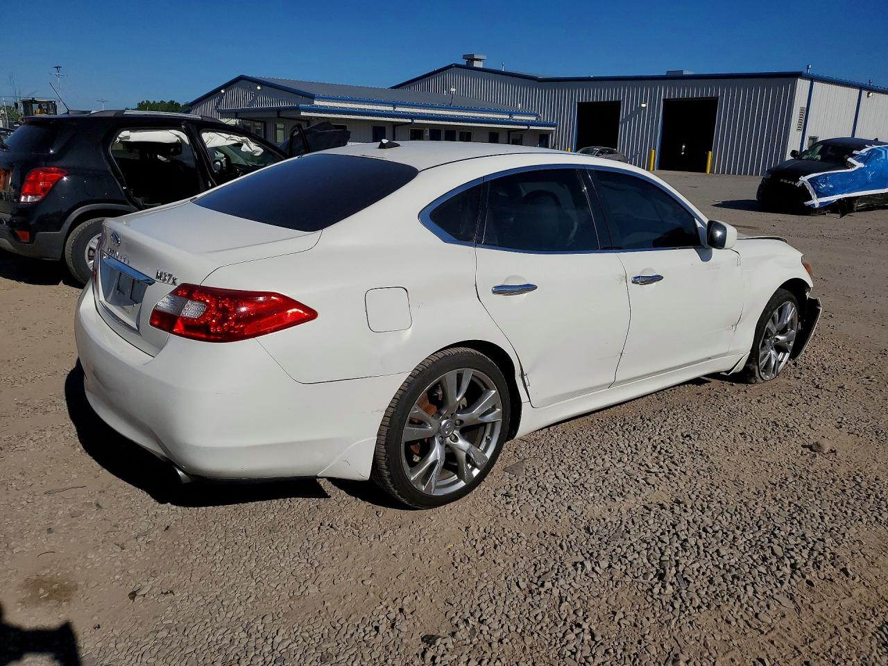 2011 Infiniti M37 X White vin: JN1BY1AR2BM370367