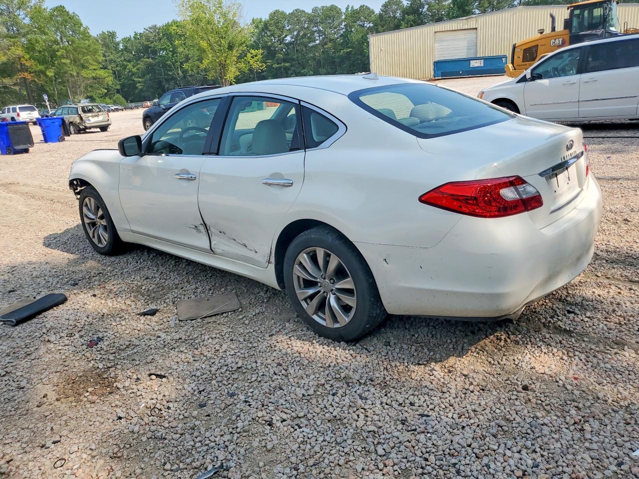 2012 Infiniti M37 X White vin: JN1BY1AR2CM396582