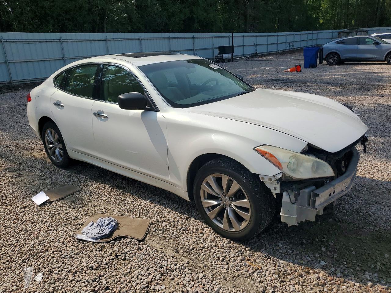 2012 Infiniti M37 X White vin: JN1BY1AR2CM396582