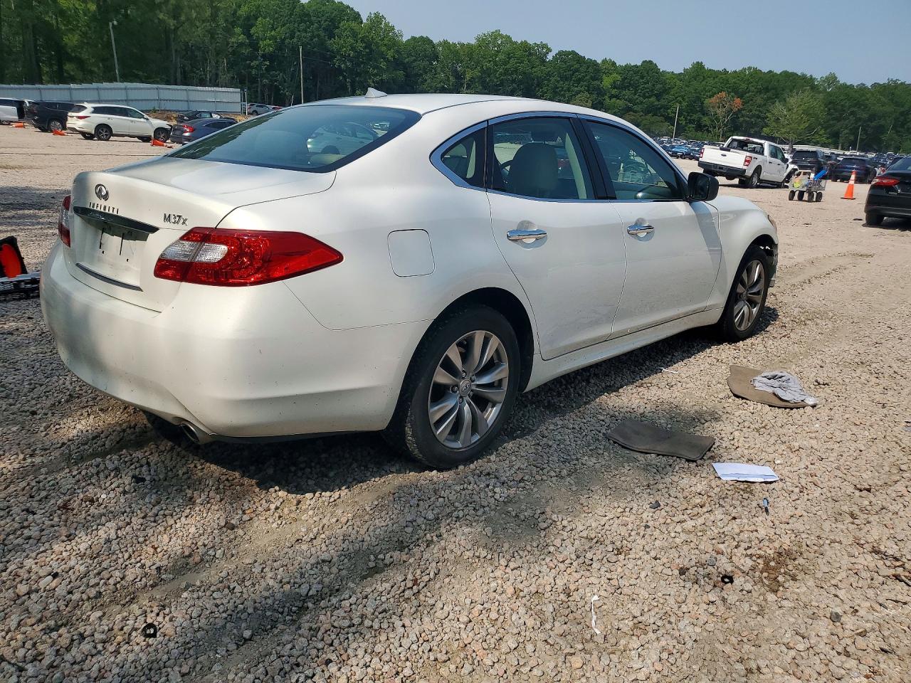 2012 Infiniti M37 X White vin: JN1BY1AR2CM396582