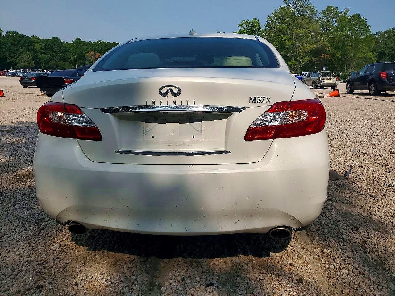 2012 Infiniti M37 X White vin: JN1BY1AR2CM396582