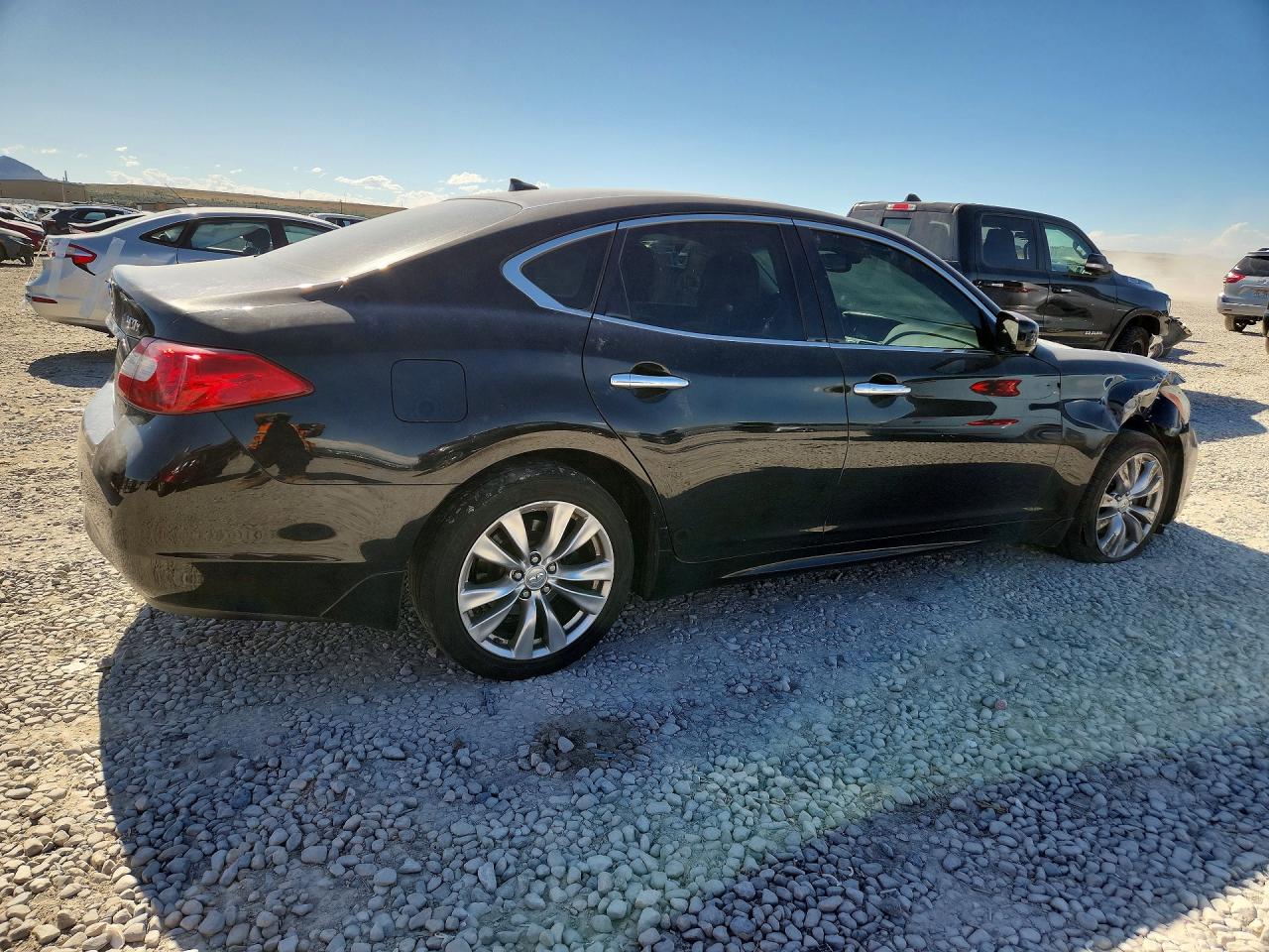 2013 Infiniti M37 X Black vin: JN1BY1AR2DM602825