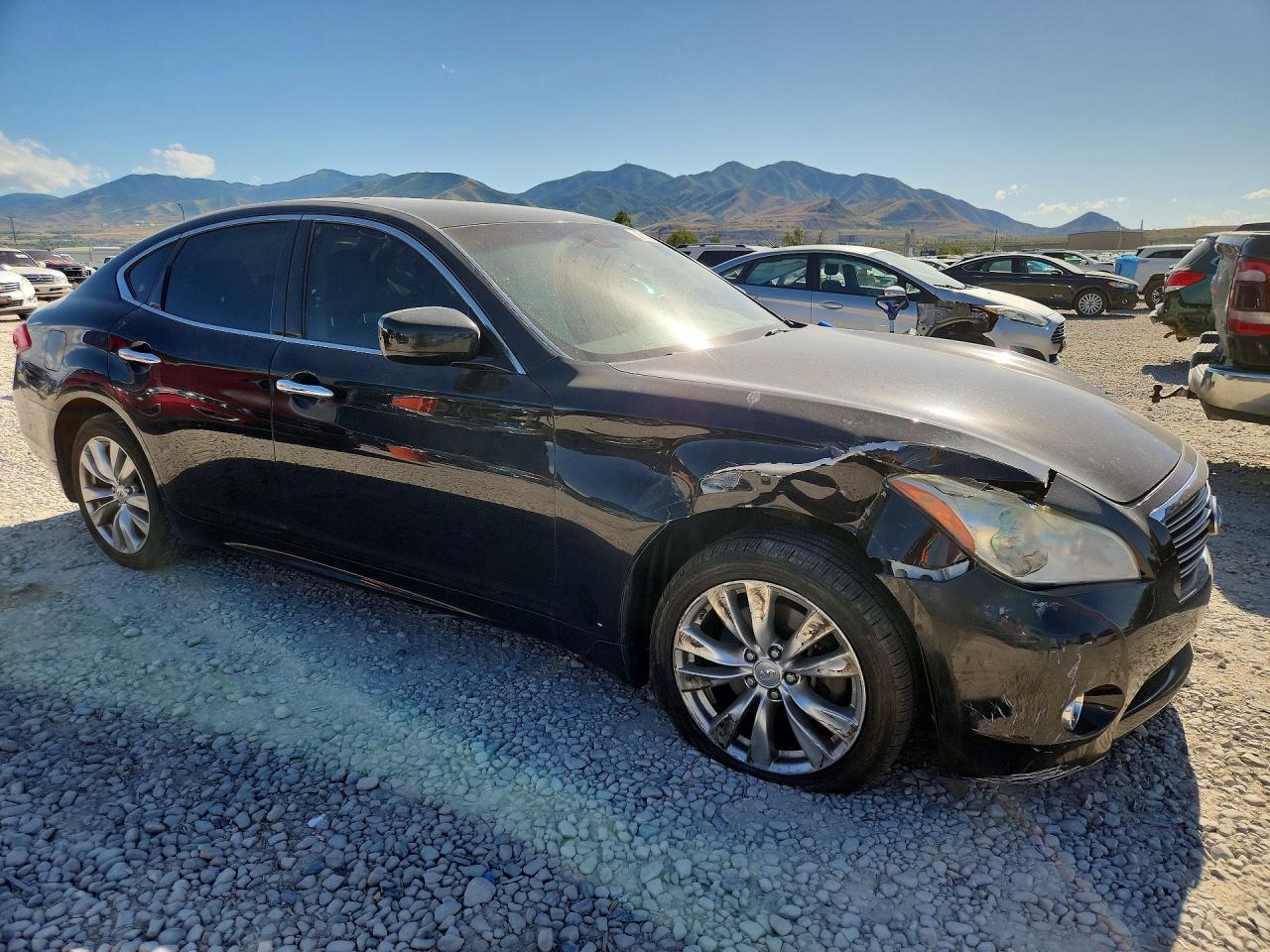 2013 Infiniti M37 X Black vin: JN1BY1AR2DM602825
