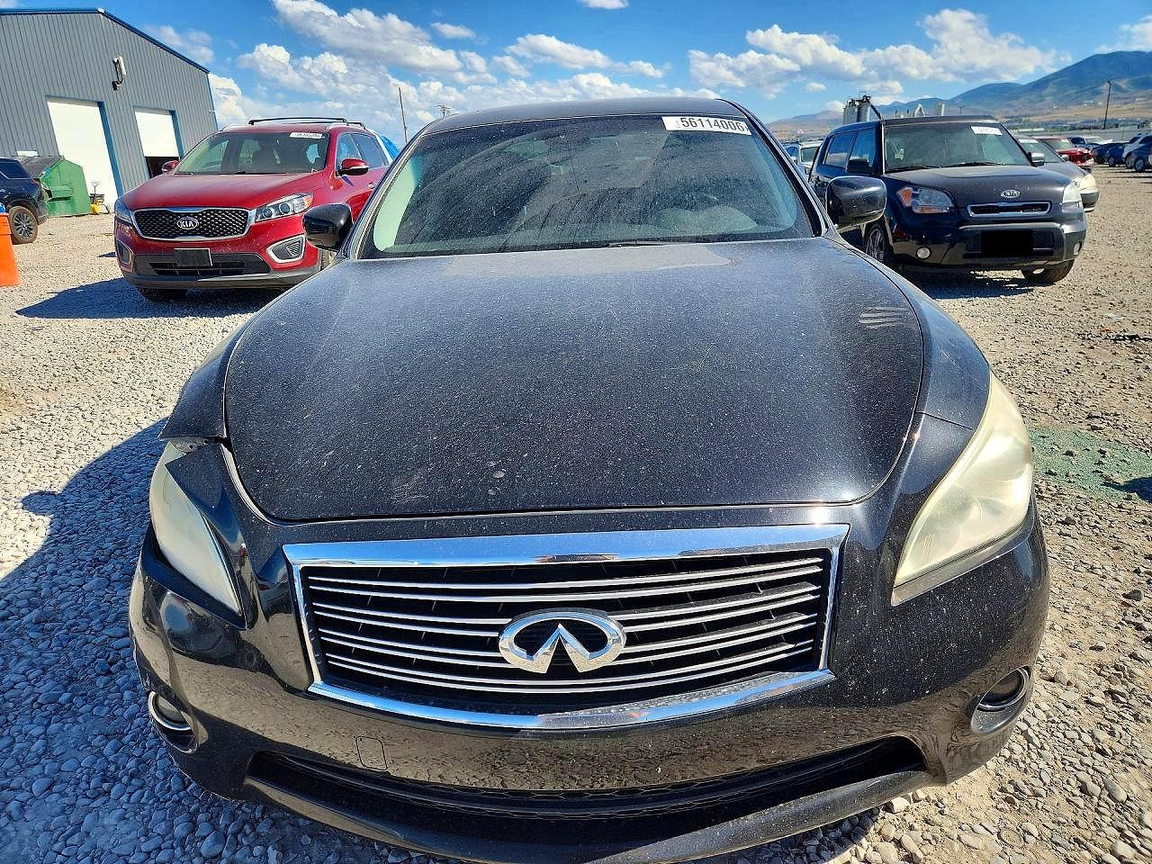 2013 Infiniti M37 X Black vin: JN1BY1AR2DM602825