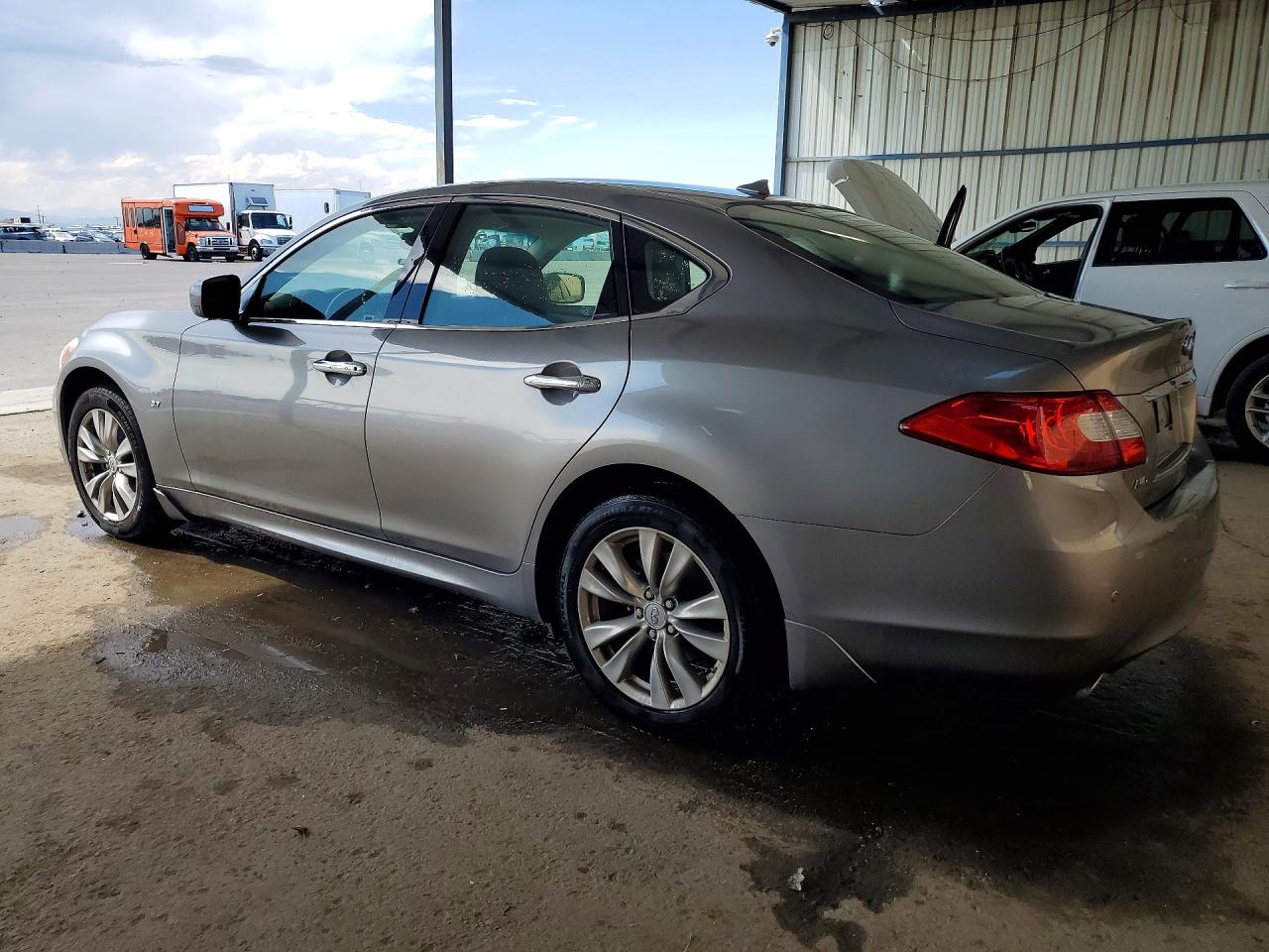 2014 Infiniti Q70 3.7 Gray vin: JN1BY1AR2EM320122