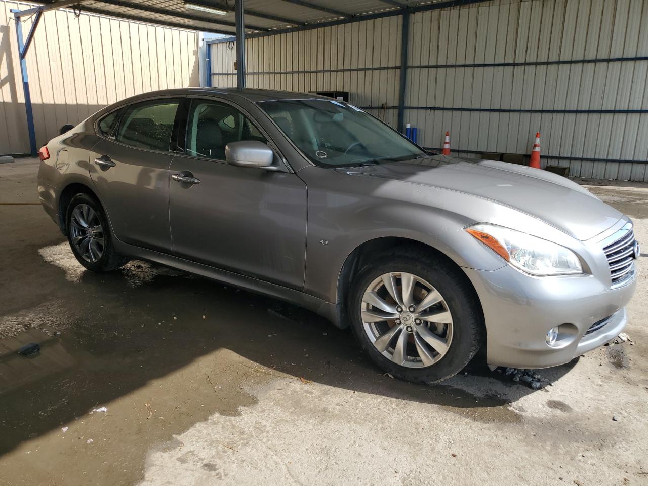 2014 Infiniti Q70 3.7 Gray vin: JN1BY1AR2EM320122 Damage: Right Front Door, Multiple Scratches Heavy, 3