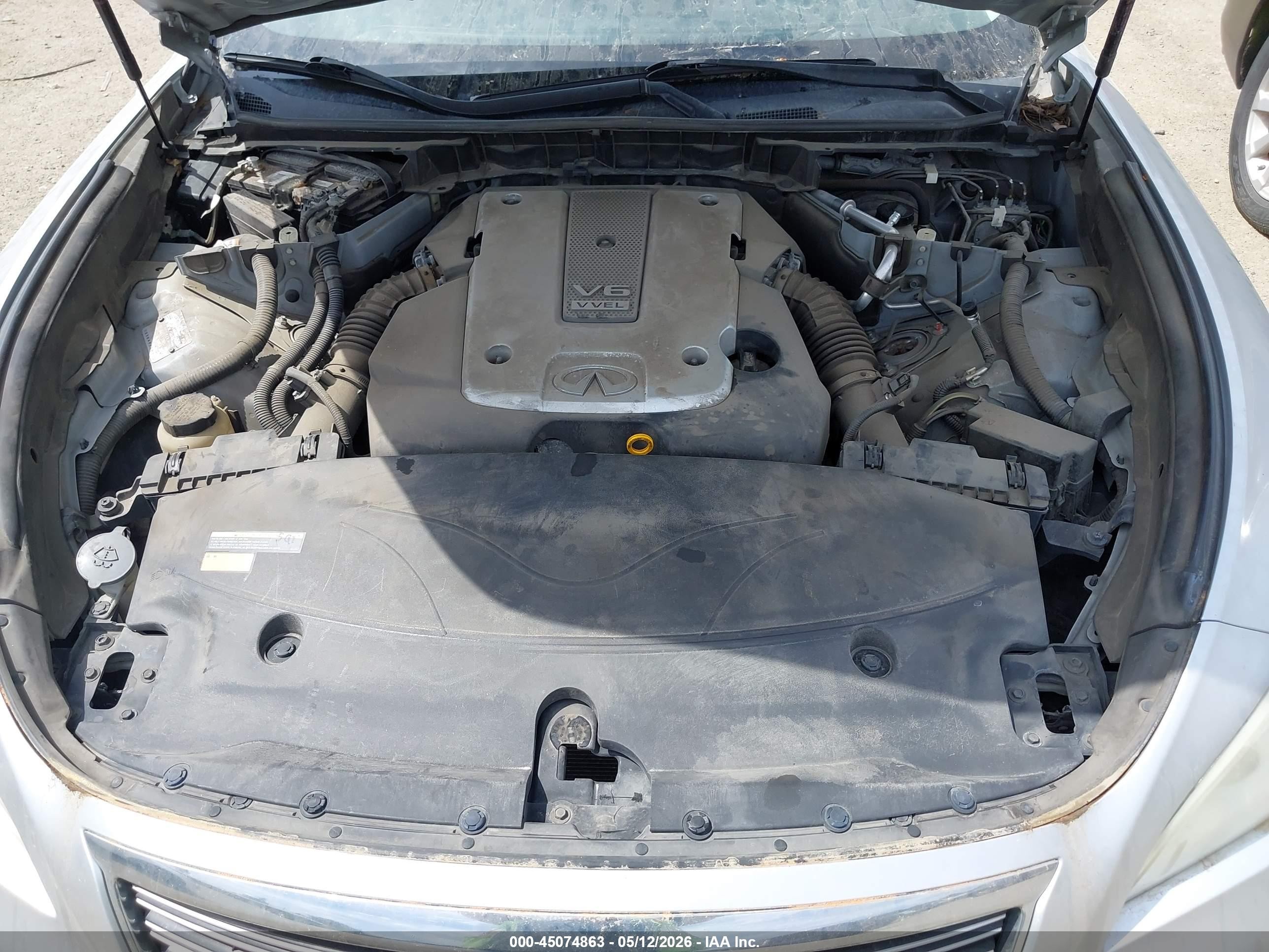 2011 Infiniti M37x Серебряный vin: JN1BY1AR3BM371267