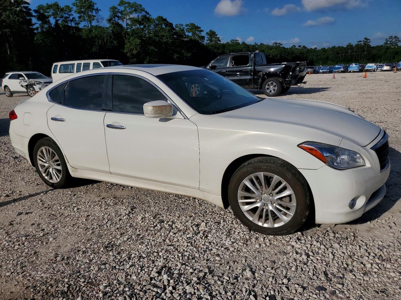 2011 Infiniti M37 X White vin: JN1BY1AR3BM373262
