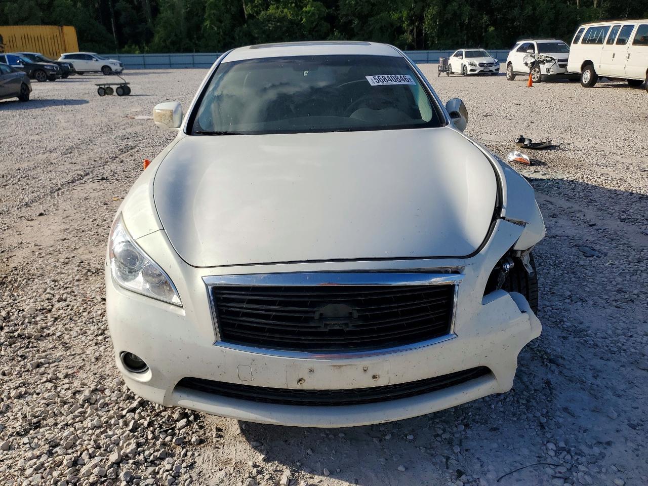 2011 Infiniti M37 X White vin: JN1BY1AR3BM373262