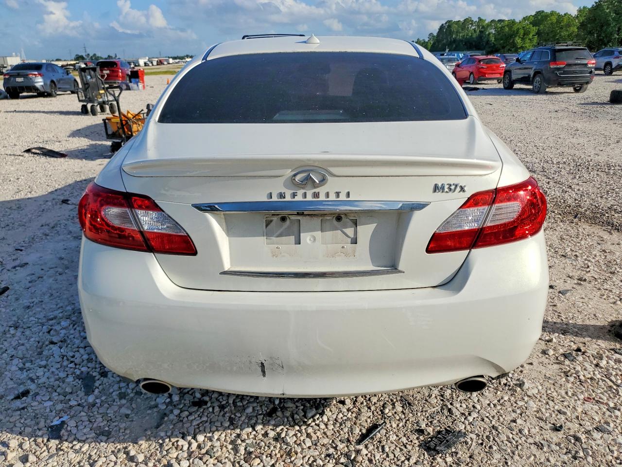 2011 Infiniti M37 X White vin: JN1BY1AR3BM373262