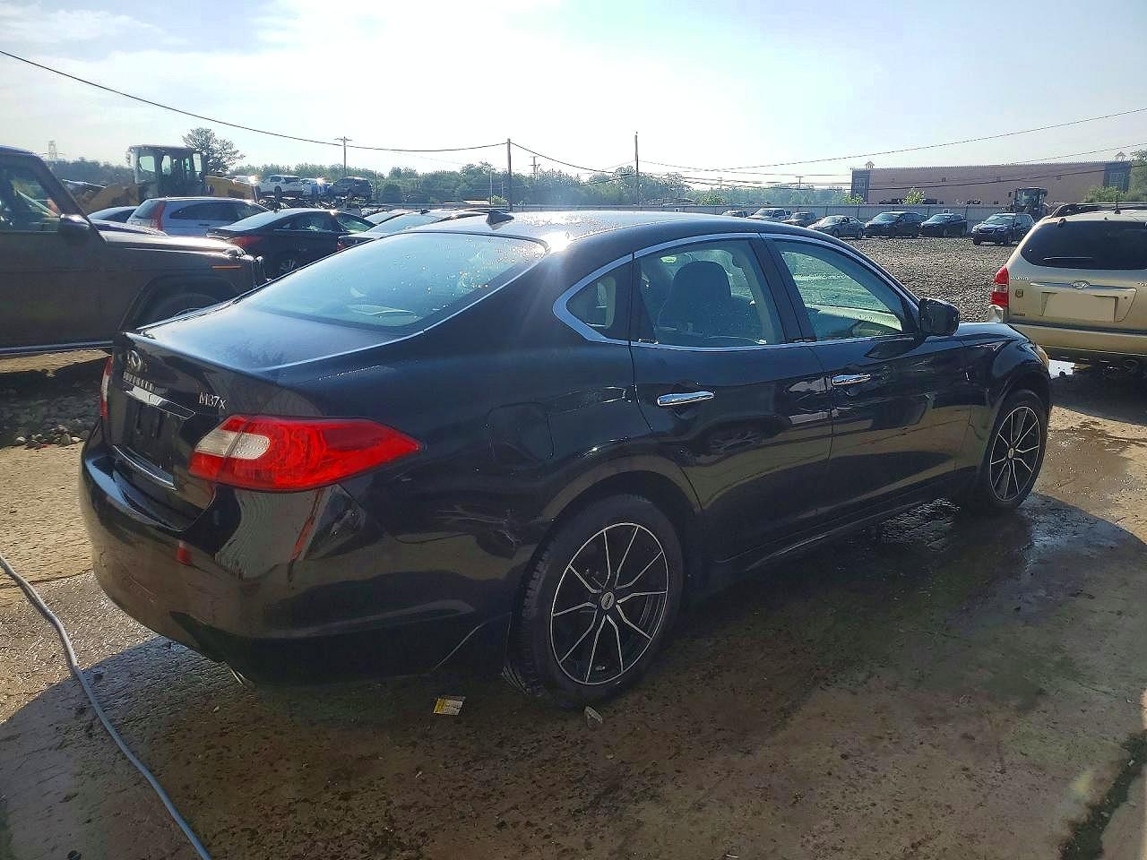 2012 Infiniti M37 X Black vin: JN1BY1AR3CM393397
