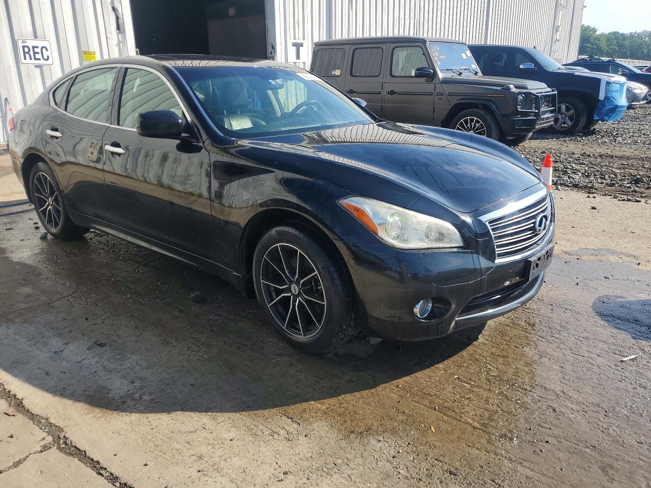2012 Infiniti M37 X Black vin: JN1BY1AR3CM393397