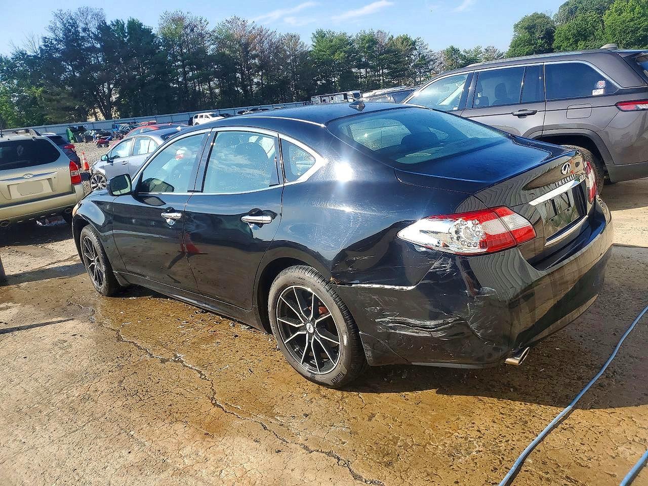 2012 Infiniti M37 X Black vin: JN1BY1AR3CM393397