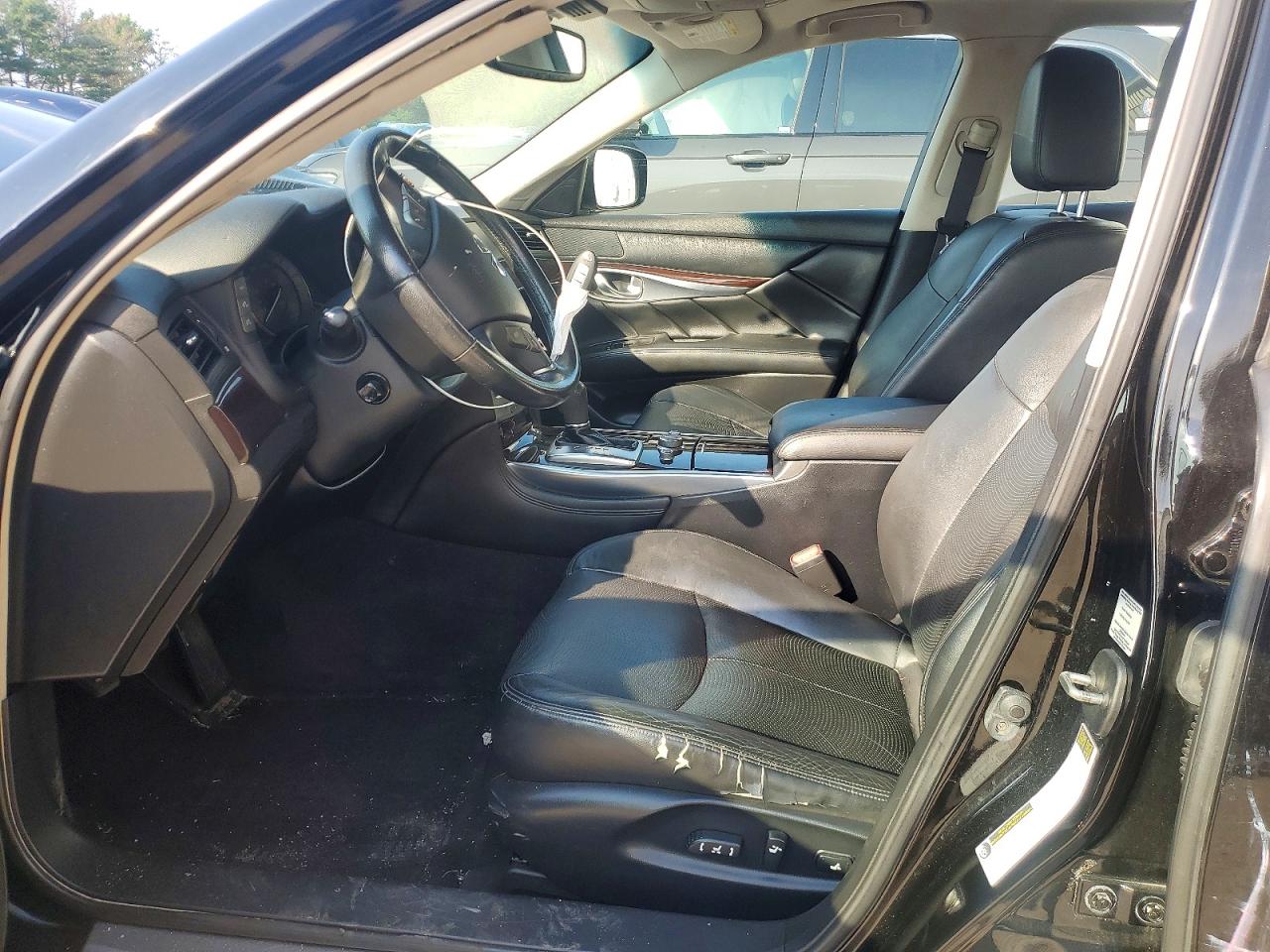 2012 Infiniti M37 X Black vin: JN1BY1AR3CM393397