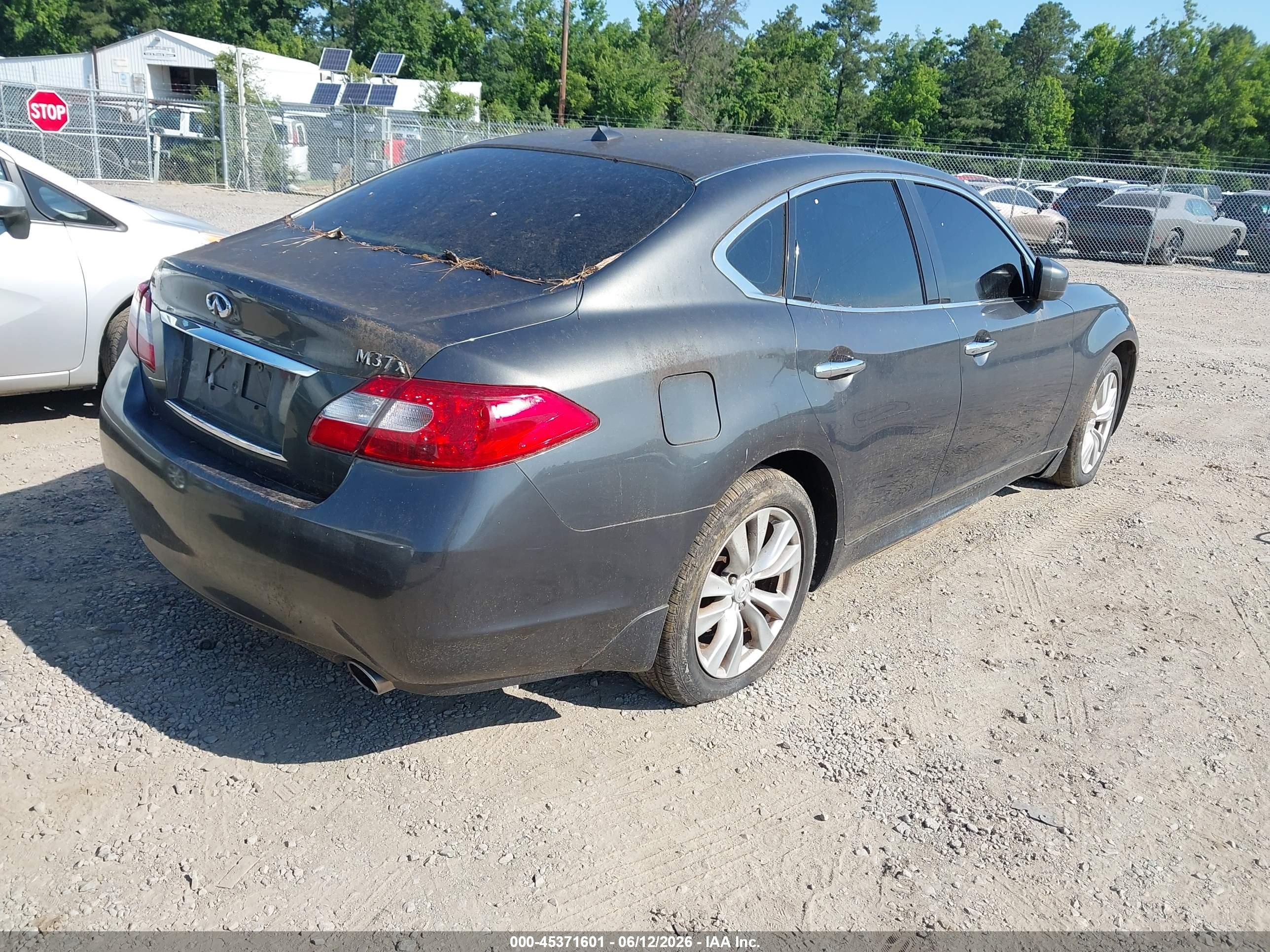 2012 Infiniti M37x   Gray vin: JN1BY1AR3CM394985