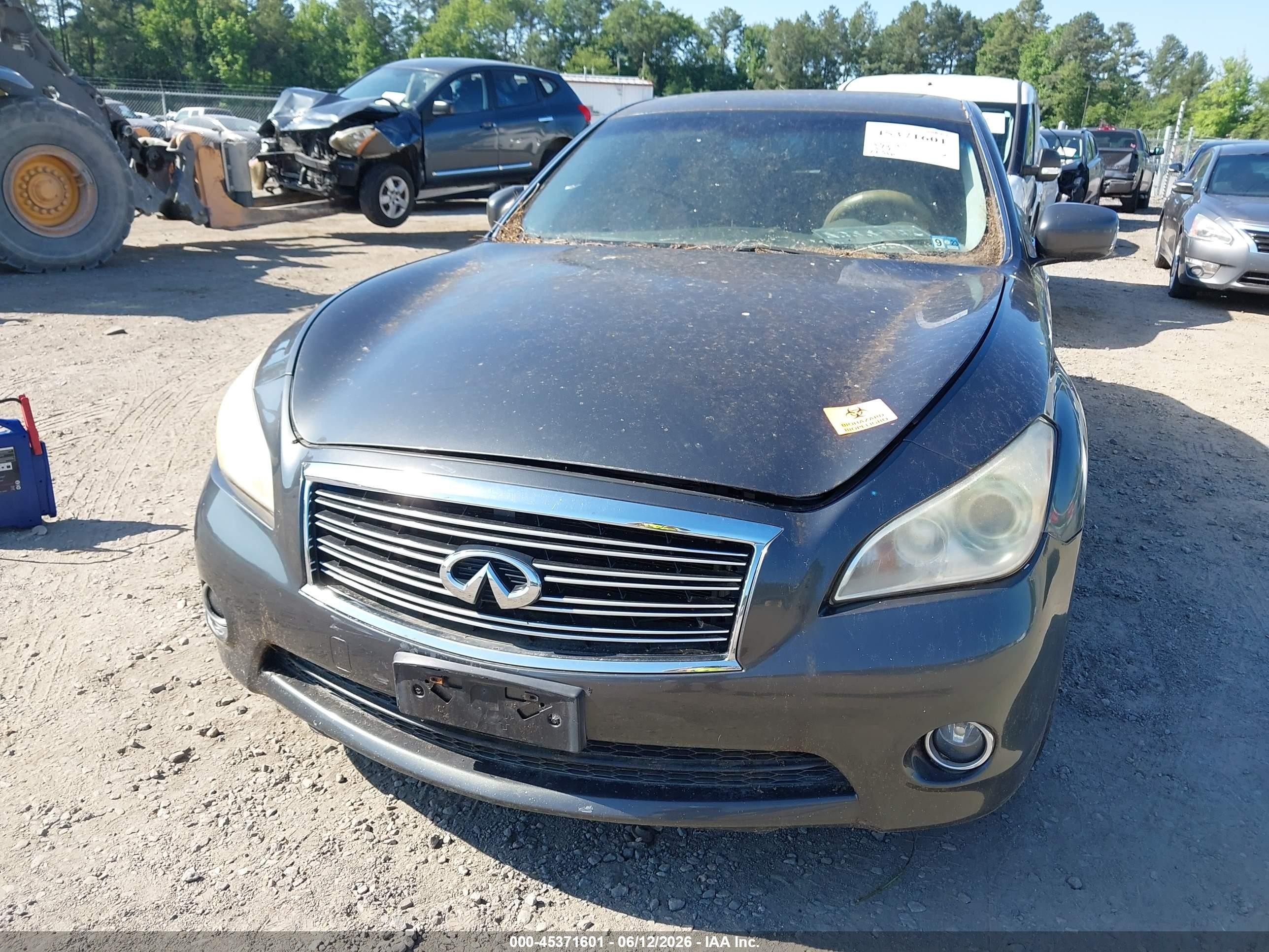 2012 Infiniti M37x   Gray vin: JN1BY1AR3CM394985