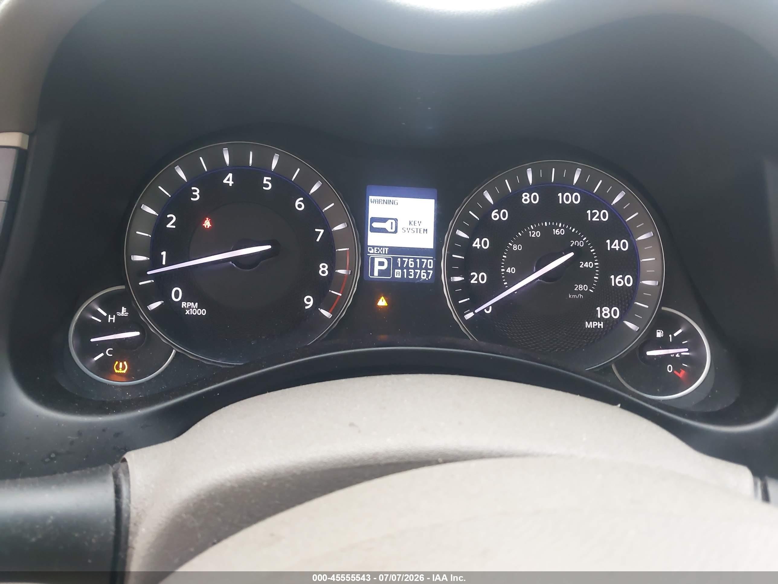 2012 Infiniti M37x   White vin: JN1BY1AR3CM396154