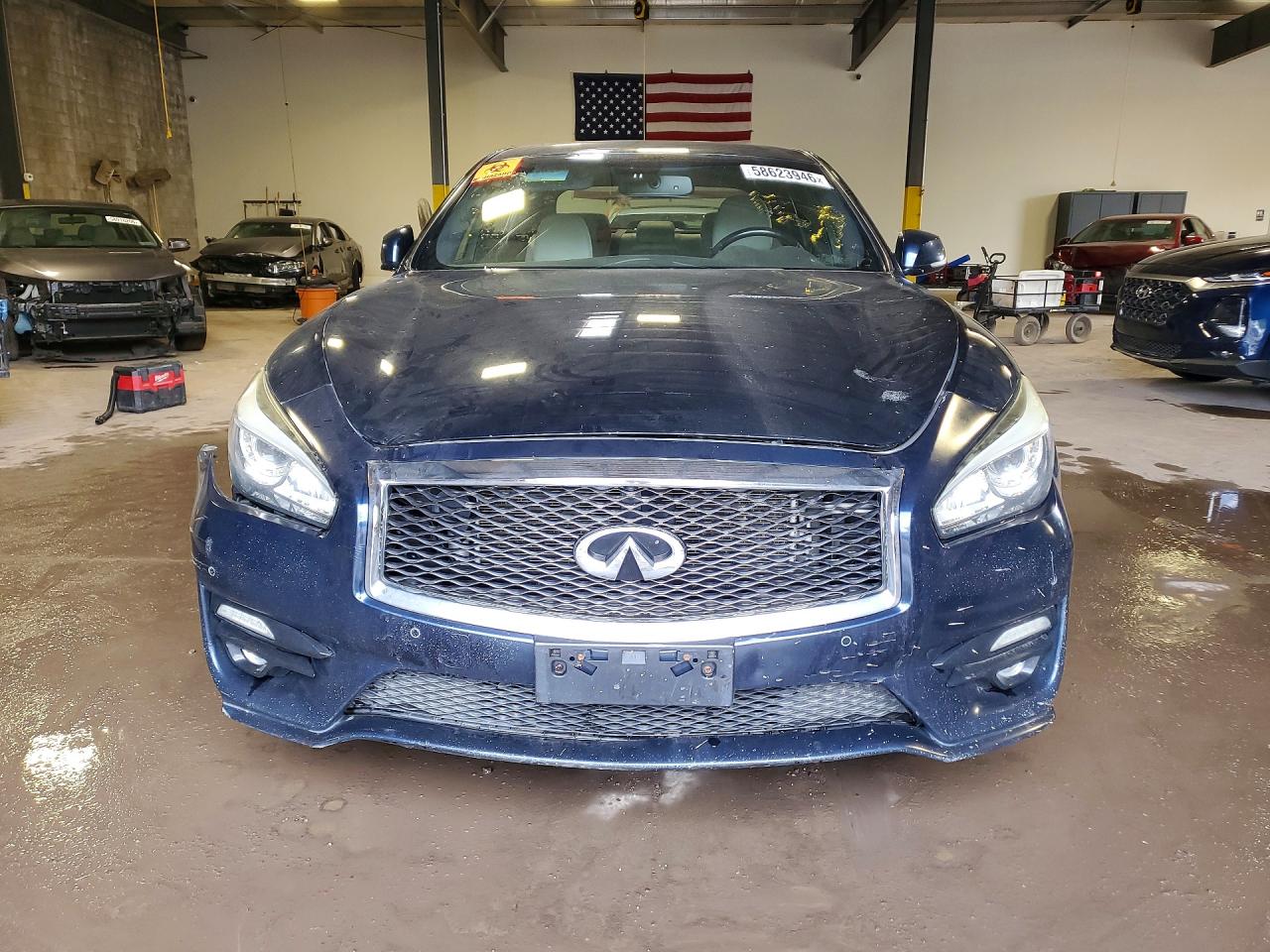 2015 Infiniti Q70 3.7 Blue vin: JN1BY1AR3FM562760