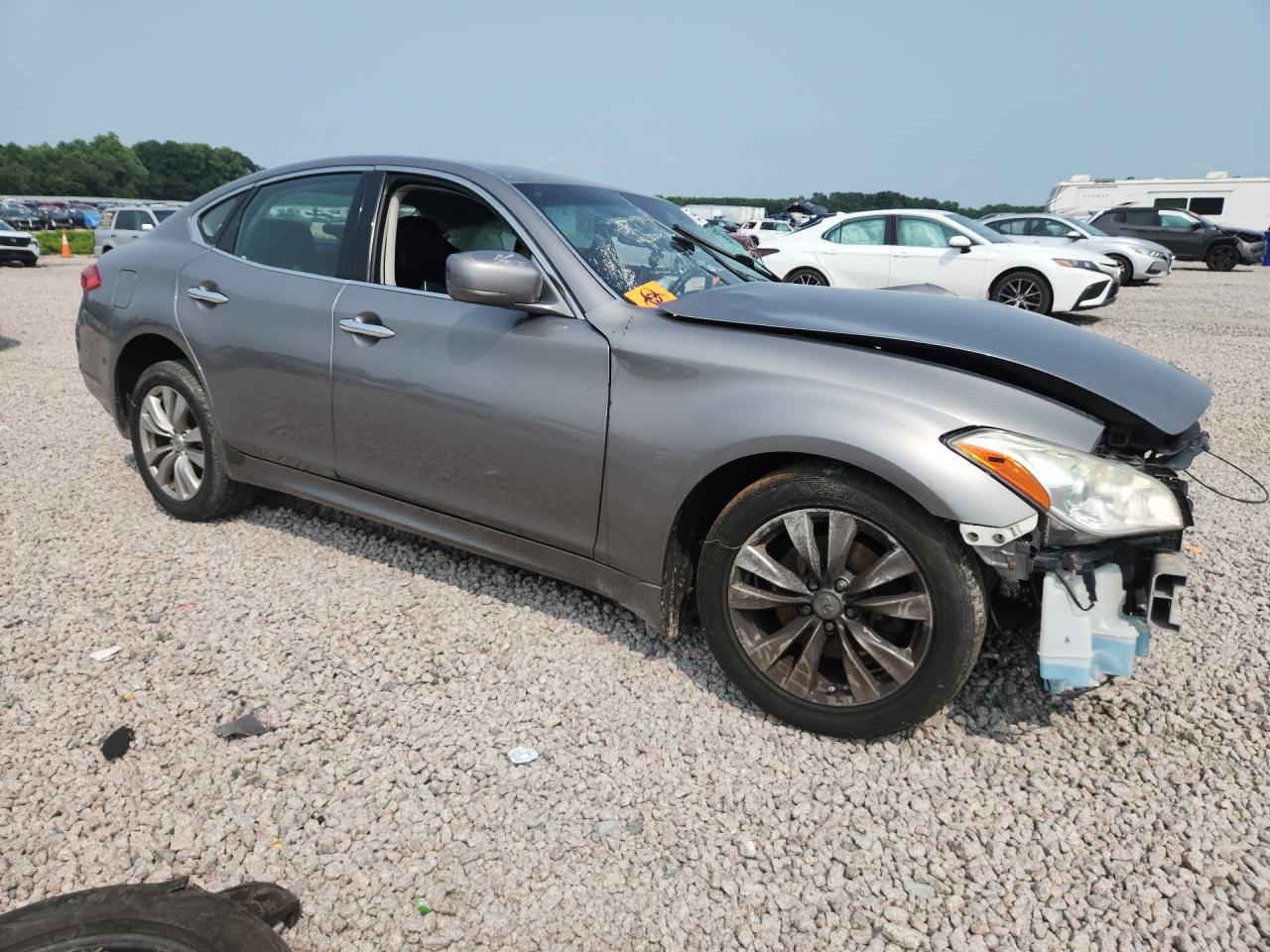 2011 Infiniti M37 X Silver vin: JN1BY1AR4BM376090