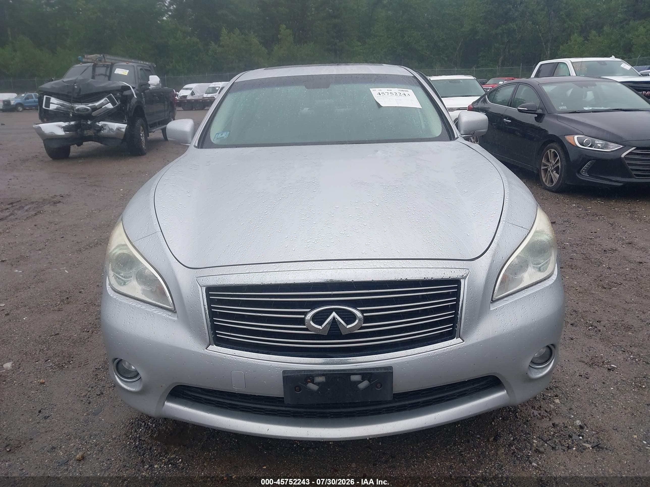 2012 Infiniti M37x   Серебряный vin: JN1BY1AR4CM394039