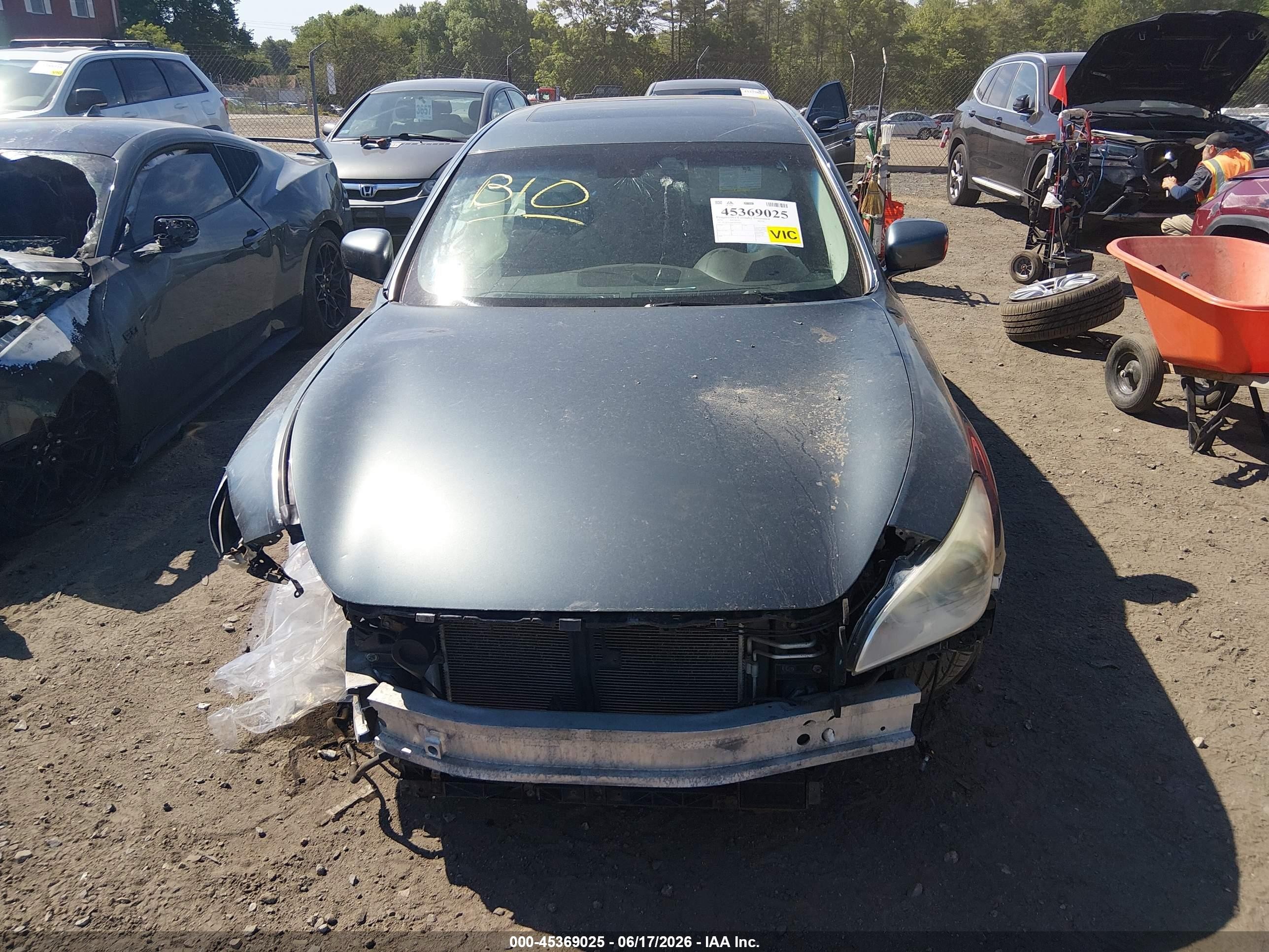 2012 Infiniti M37x   Blue vin: JN1BY1AR4CM394462