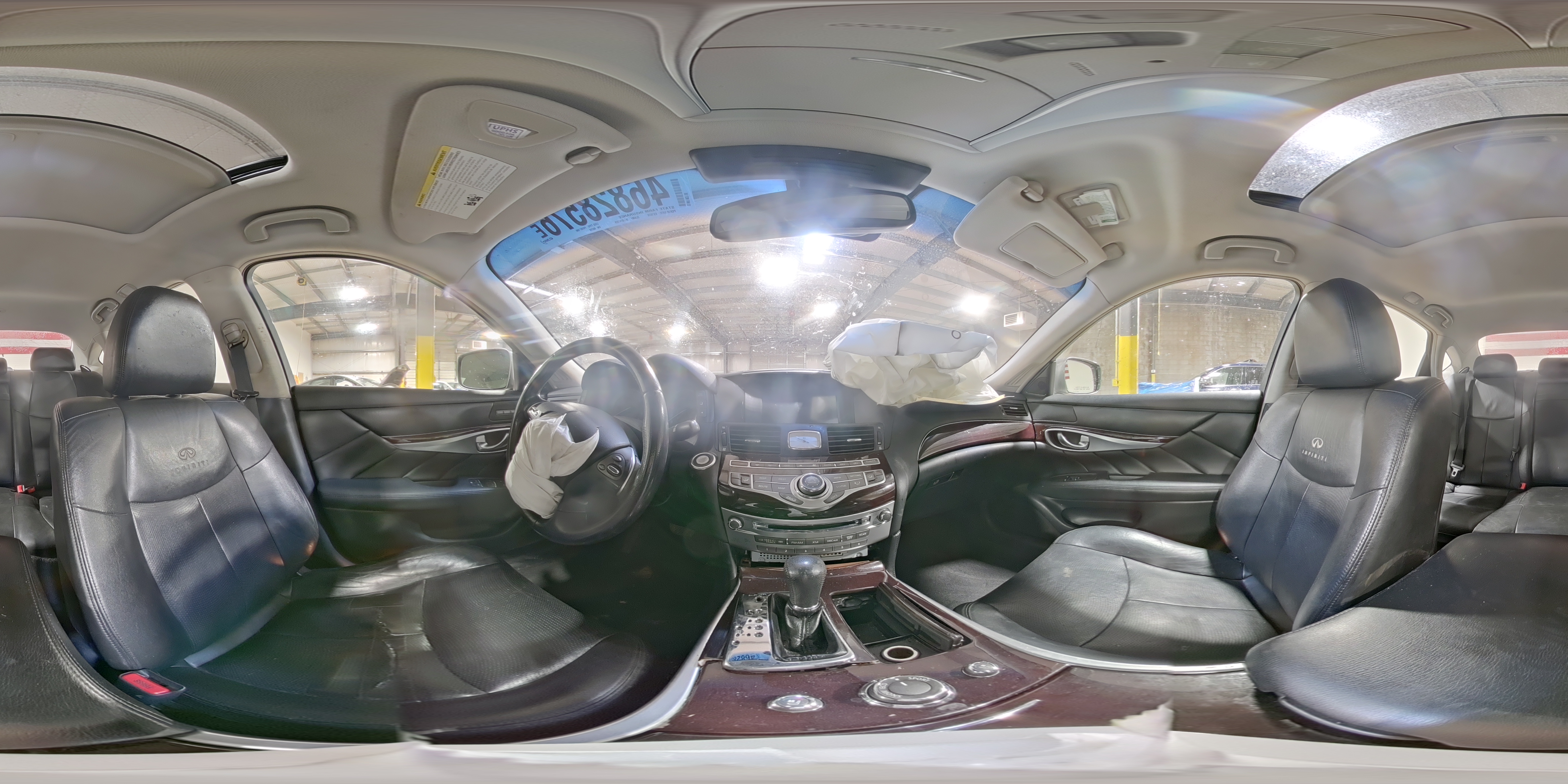2013 Infiniti M37 X Silver vin: JN1BY1AR4DM602292