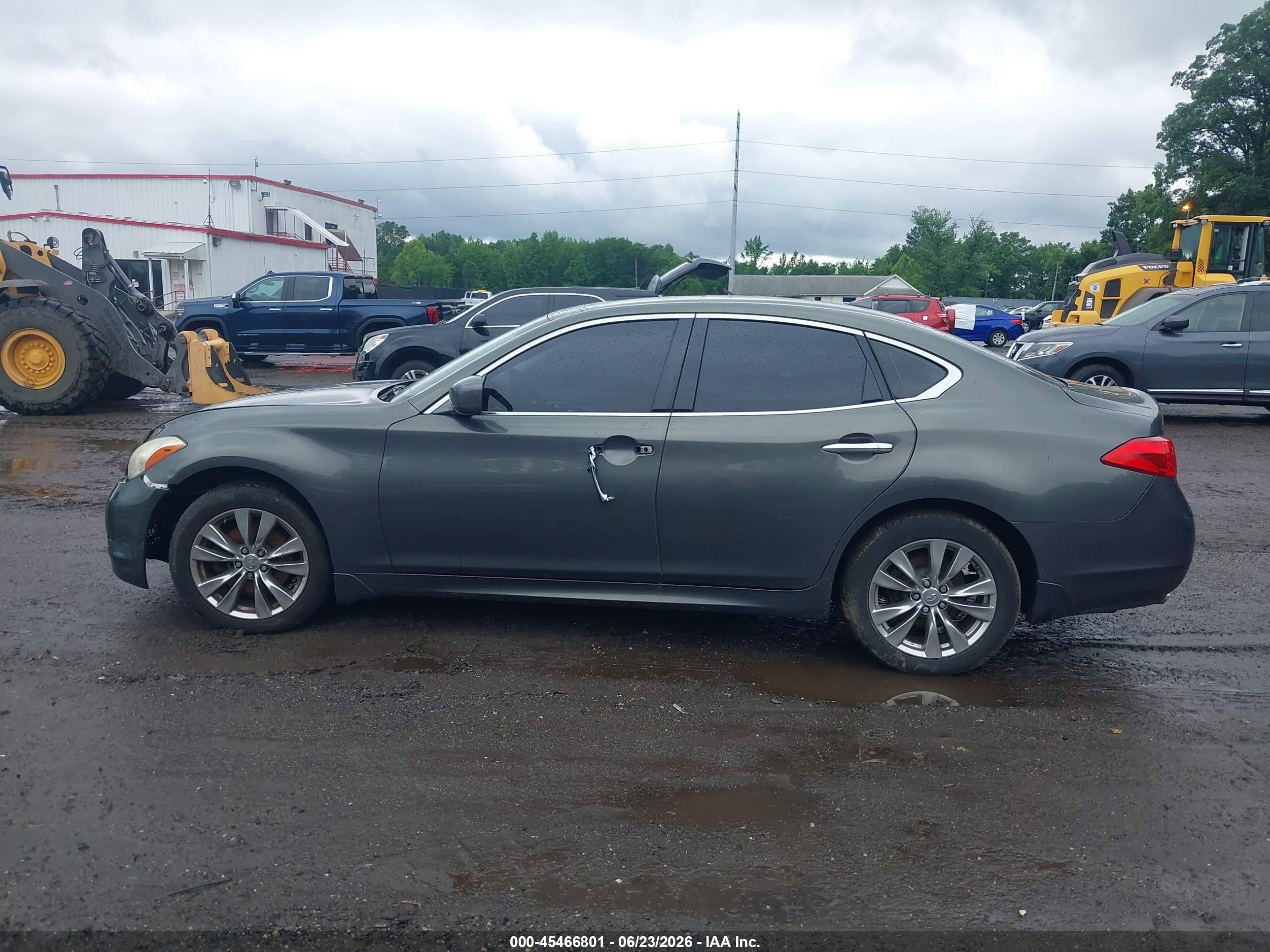 2013 Infiniti M37x   Gray vin: JN1BY1AR4DM603071