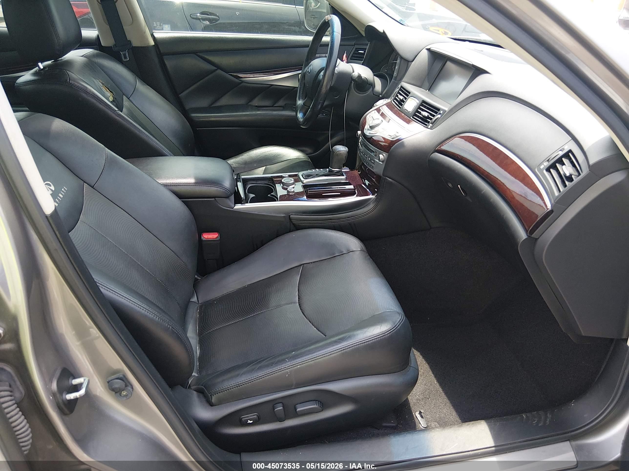2013 Infiniti M37x   Gray vin: JN1BY1AR4DM603734
