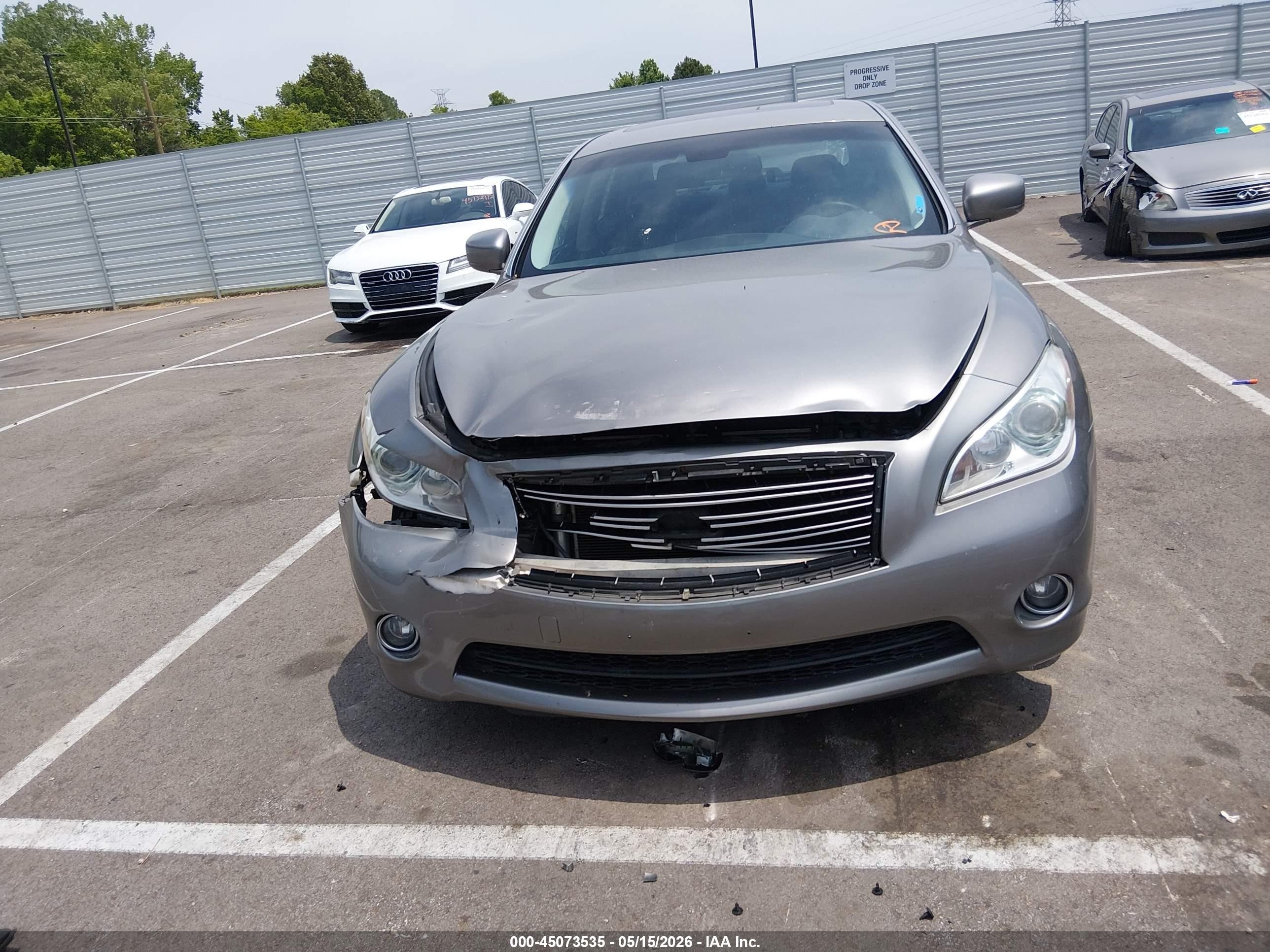 2013 Infiniti M37x   Gray vin: JN1BY1AR4DM603734