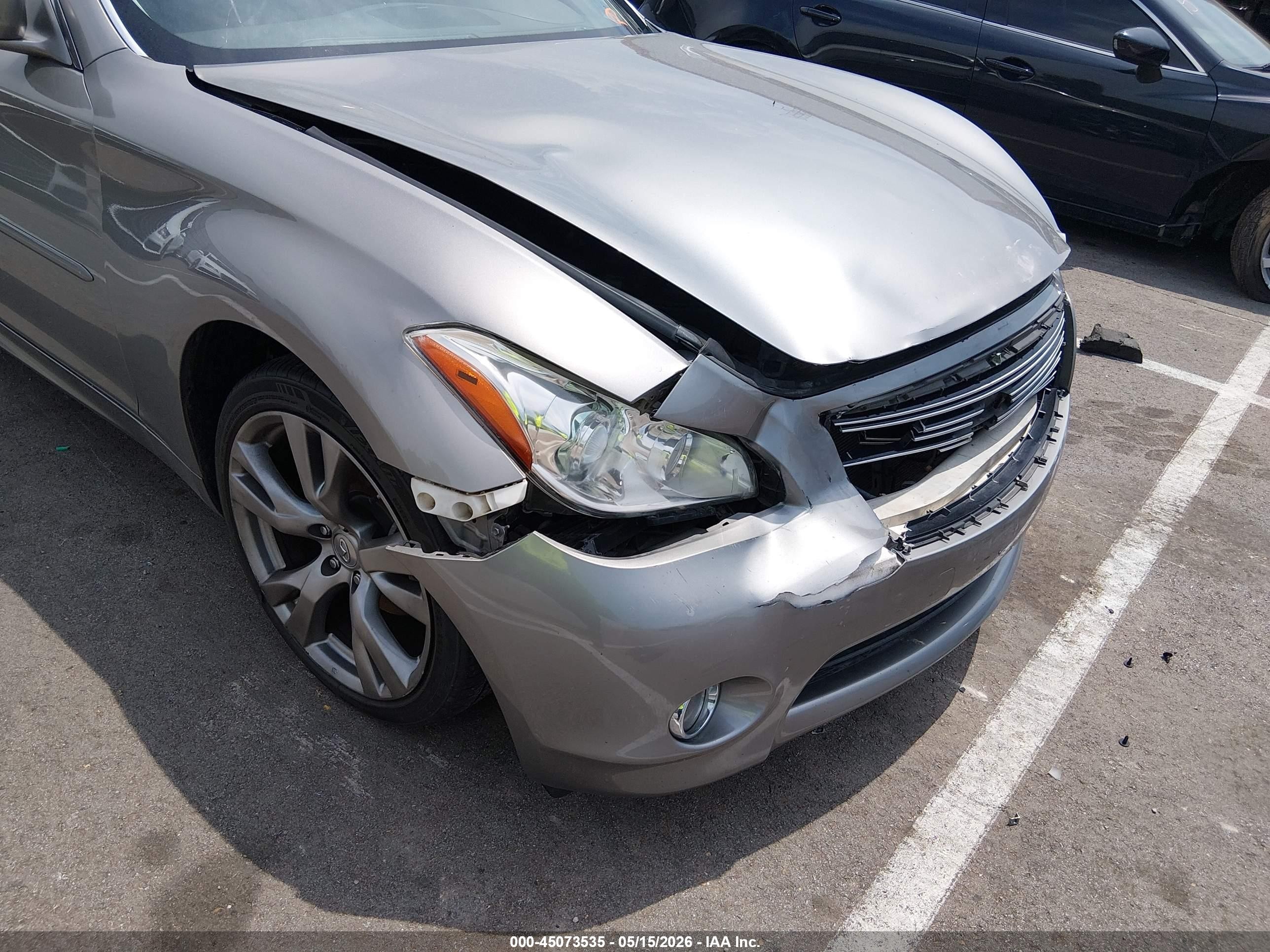 2013 Infiniti M37x   Gray vin: JN1BY1AR4DM603734