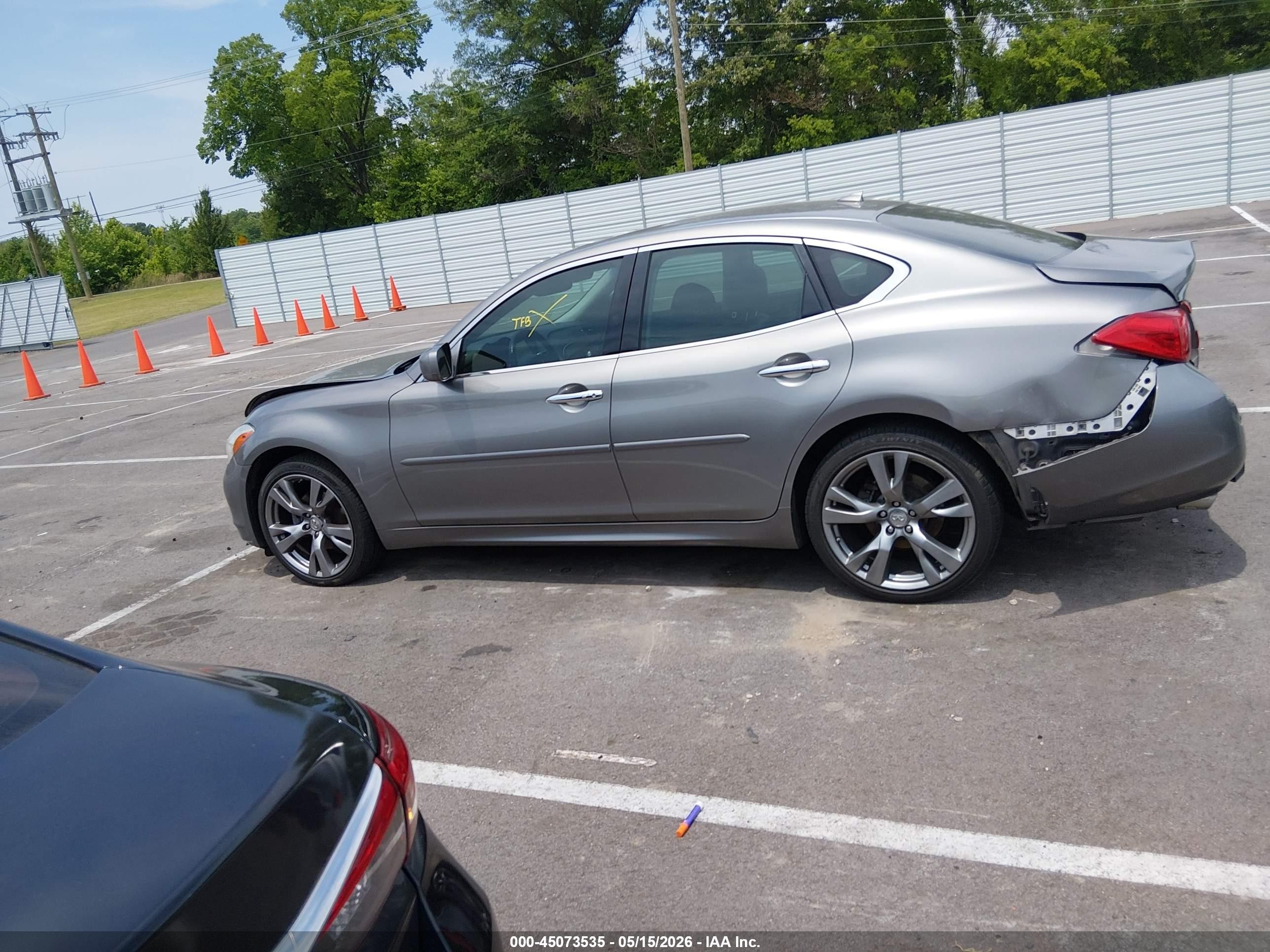2013 Infiniti M37x   Gray vin: JN1BY1AR4DM603734