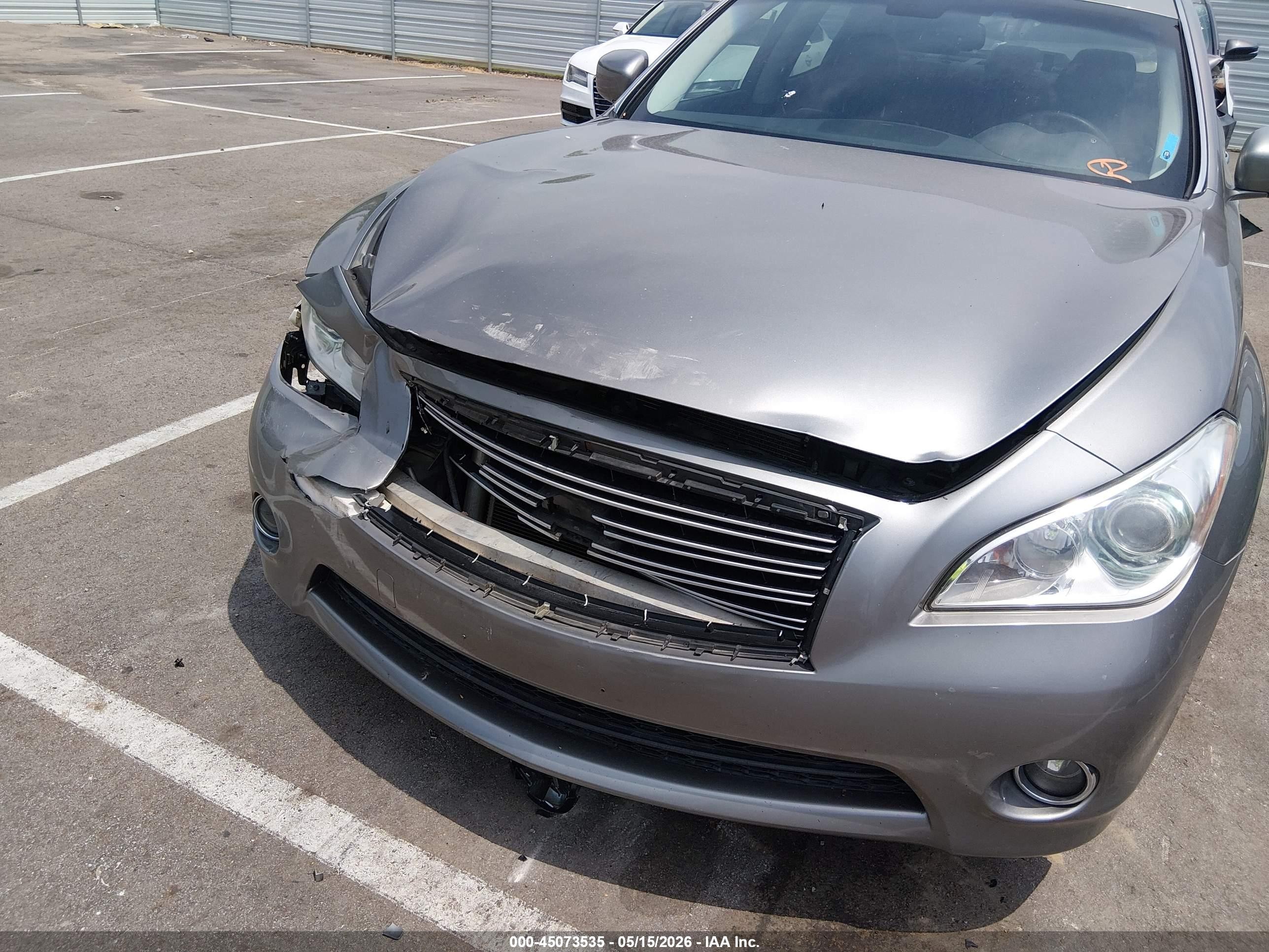 2013 Infiniti M37x   Gray vin: JN1BY1AR4DM603734