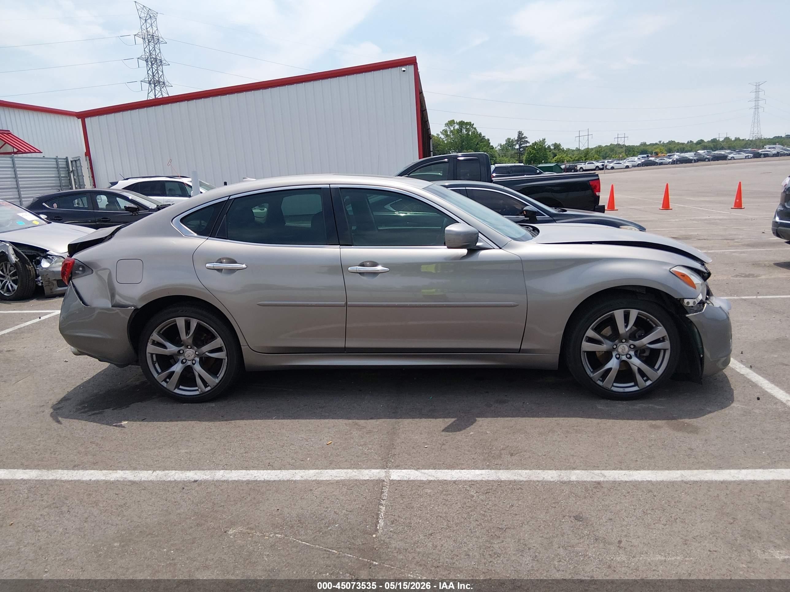 2013 Infiniti M37x   Gray vin: JN1BY1AR4DM603734