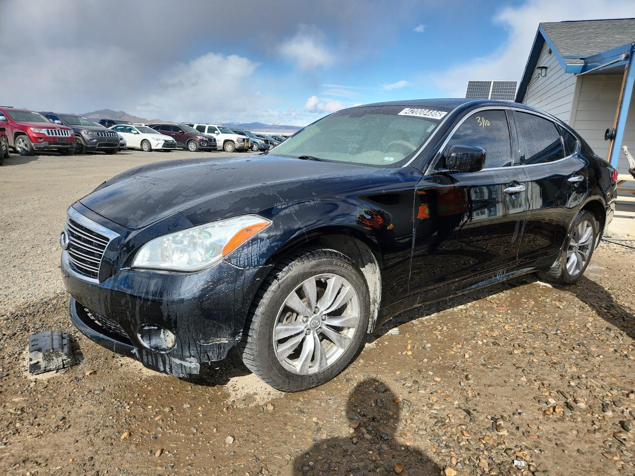 2012 Infiniti M37 X Black vin: JN1BY1AR5CM392297 Damage: Front Bumper, Broken, Replacement Required