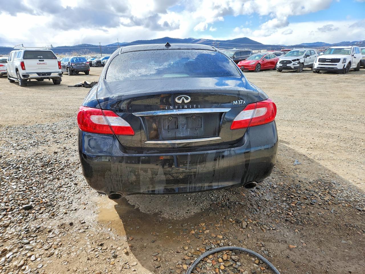 2012 Infiniti M37 X Black vin: JN1BY1AR5CM392297