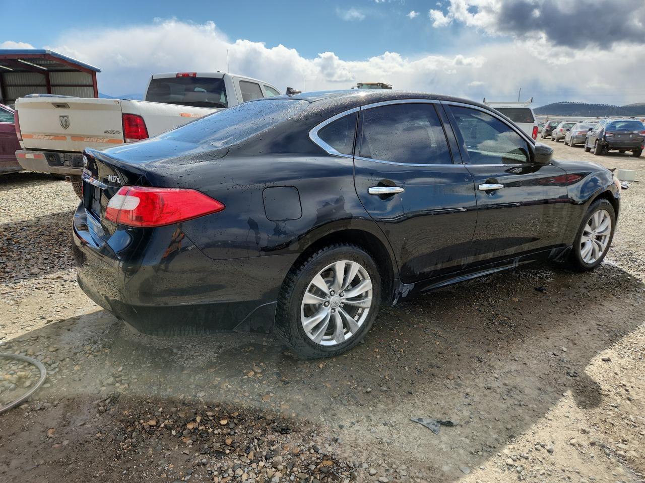 2012 Infiniti M37 X Black vin: JN1BY1AR5CM392297 Damage: Right Rear Door, Multiple Scratches Heavy, 2