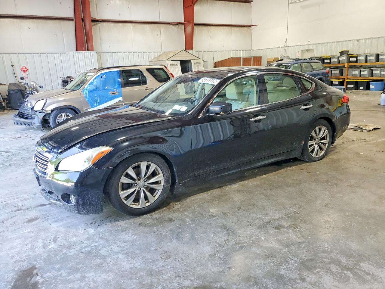 2012 Infiniti M37 X Black vin: JN1BY1AR5CM392414
