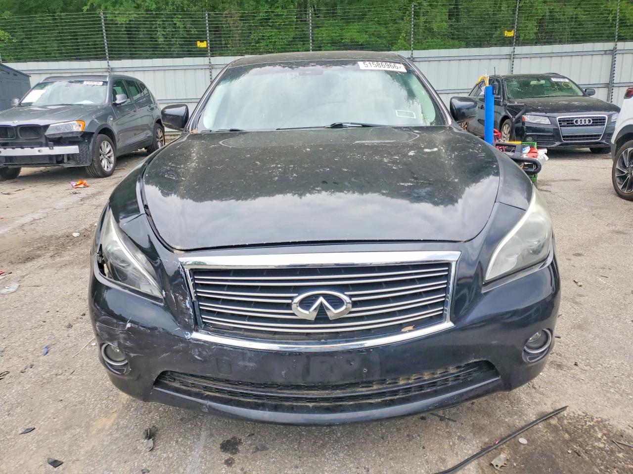 2012 Infiniti M37 X Black vin: JN1BY1AR5CM392932