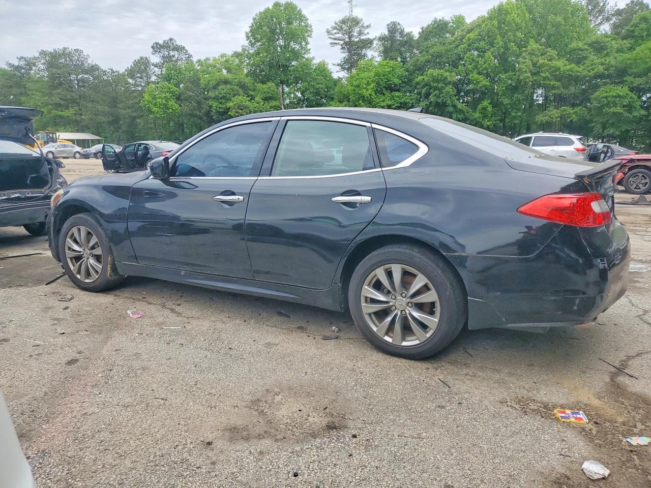 2012 Infiniti M37 X Black vin: JN1BY1AR5CM392932