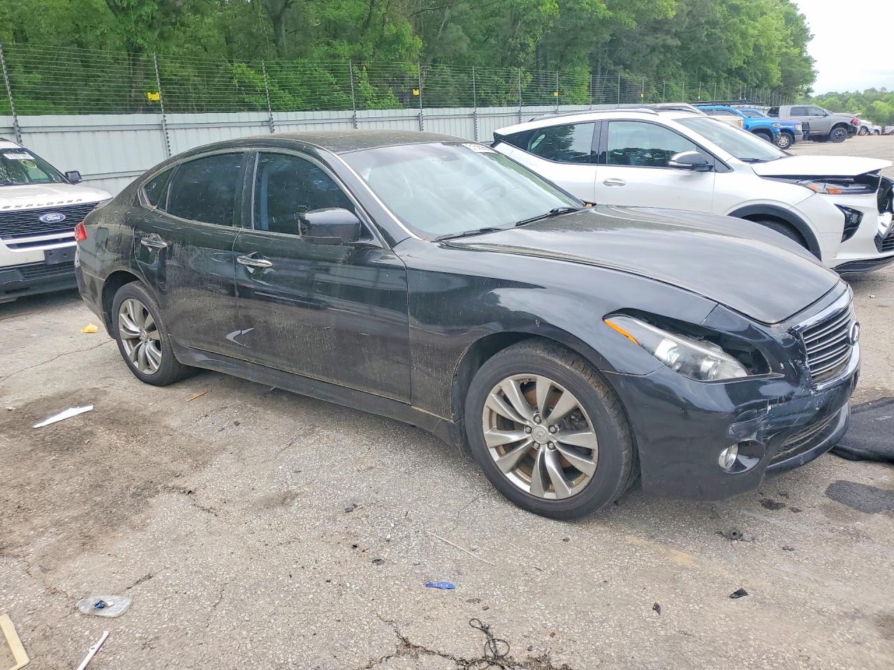 2012 Infiniti M37 X Black vin: JN1BY1AR5CM392932