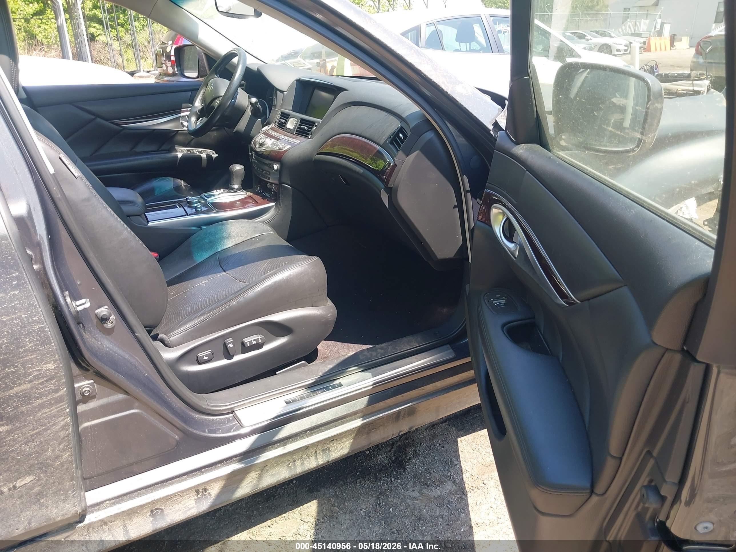2012 Infiniti M37x   Gray vin: JN1BY1AR5CM393613