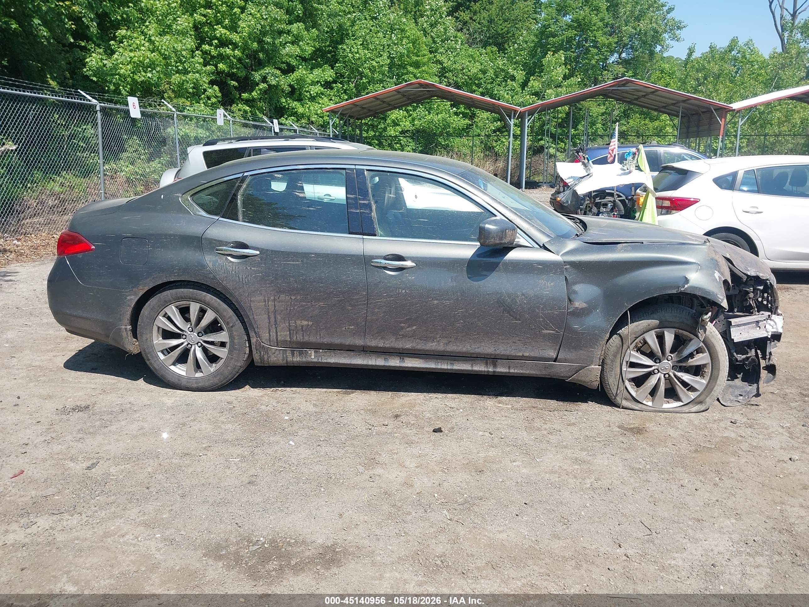 2012 Infiniti M37x   Gray vin: JN1BY1AR5CM393613