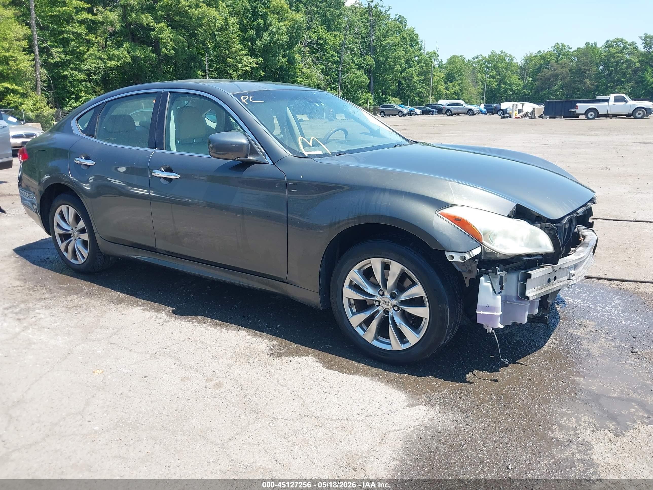 2012 Infiniti M37x   Gray vin: JN1BY1AR5CM394888