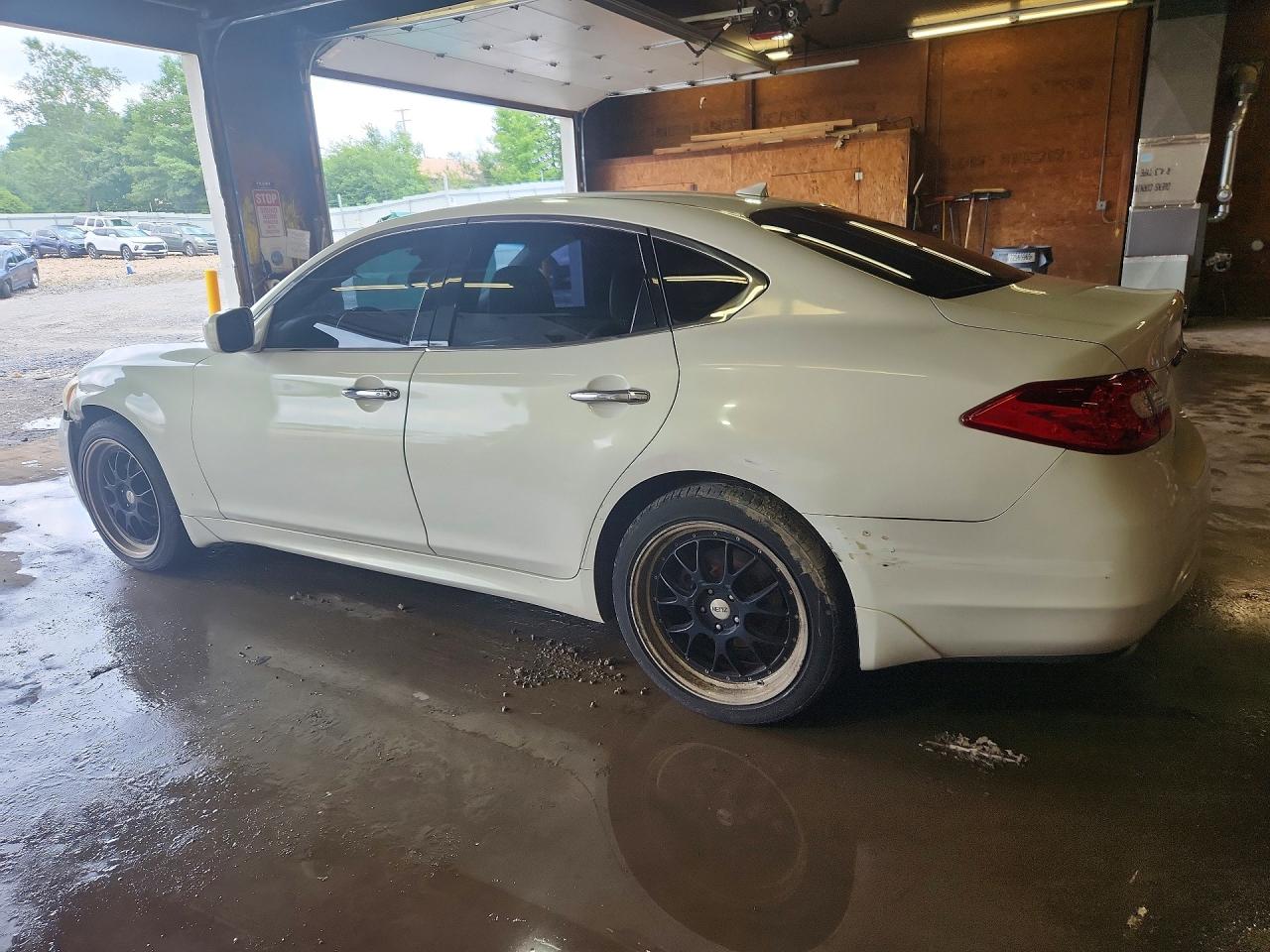2012 Infiniti M37 X White vin: JN1BY1AR5CM395295