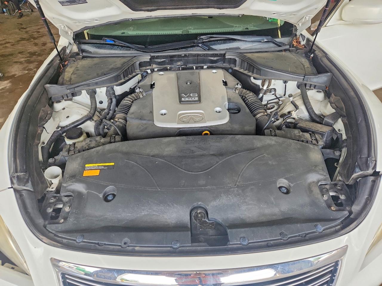 2012 Infiniti M37 X White vin: JN1BY1AR5CM395295
