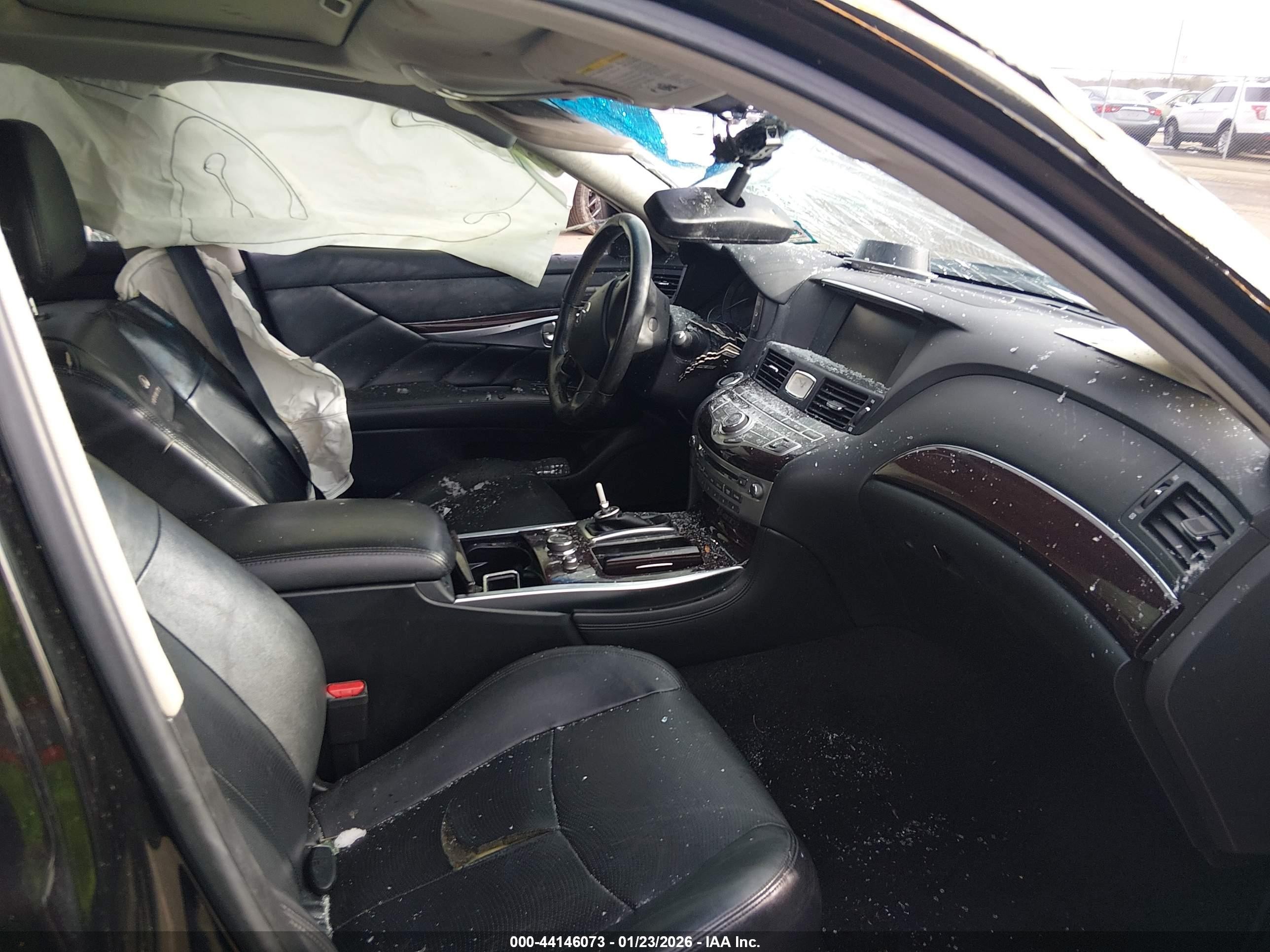 2012 Infiniti M37x   Black vin: JN1BY1AR5CM396480