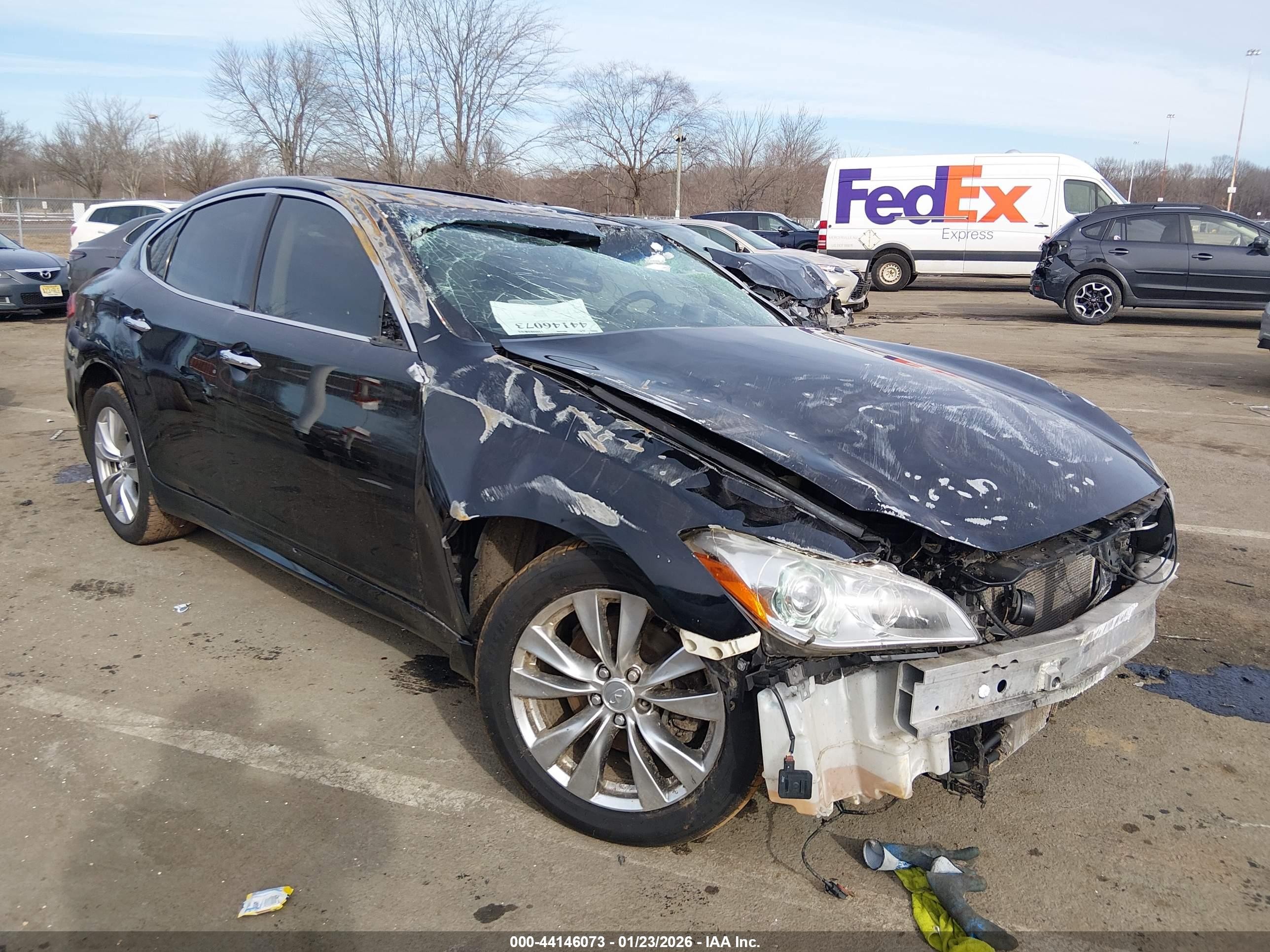 2012 Infiniti M37x   Black vin: JN1BY1AR5CM396480