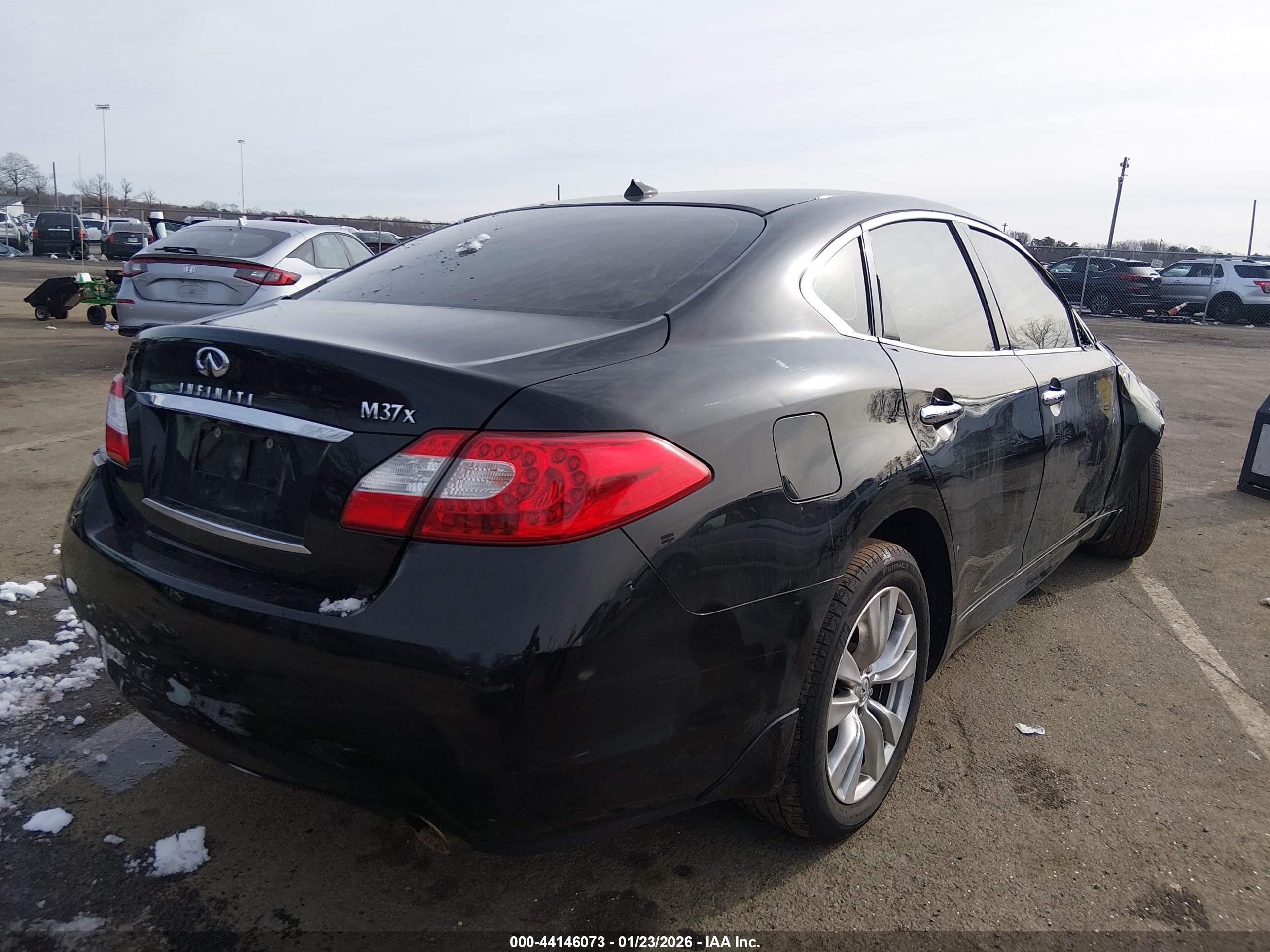 2012 Infiniti M37x   Black vin: JN1BY1AR5CM396480
